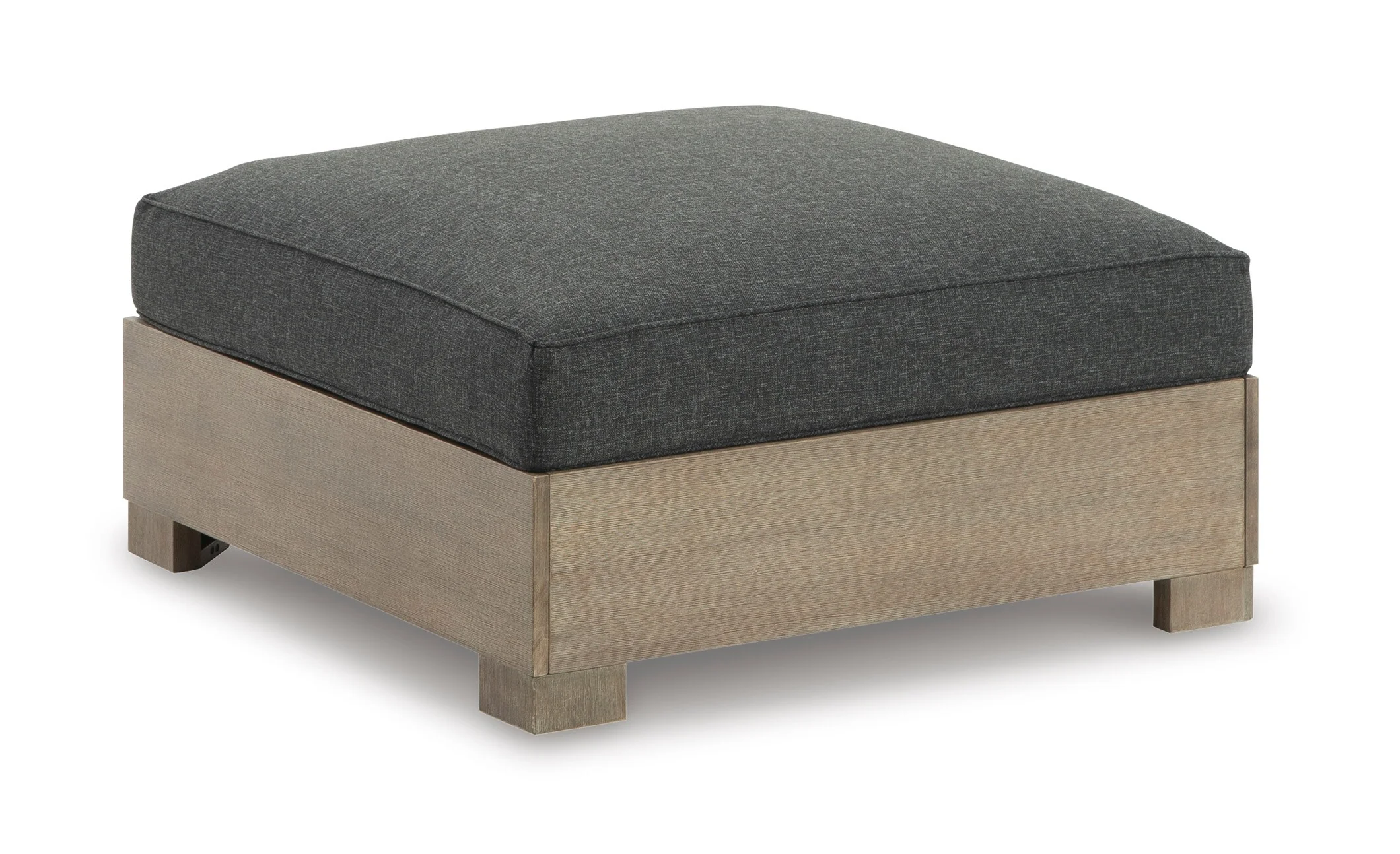 Ashley Citrine Park Outdoor Patio Ottoman with Cushion - Image 4