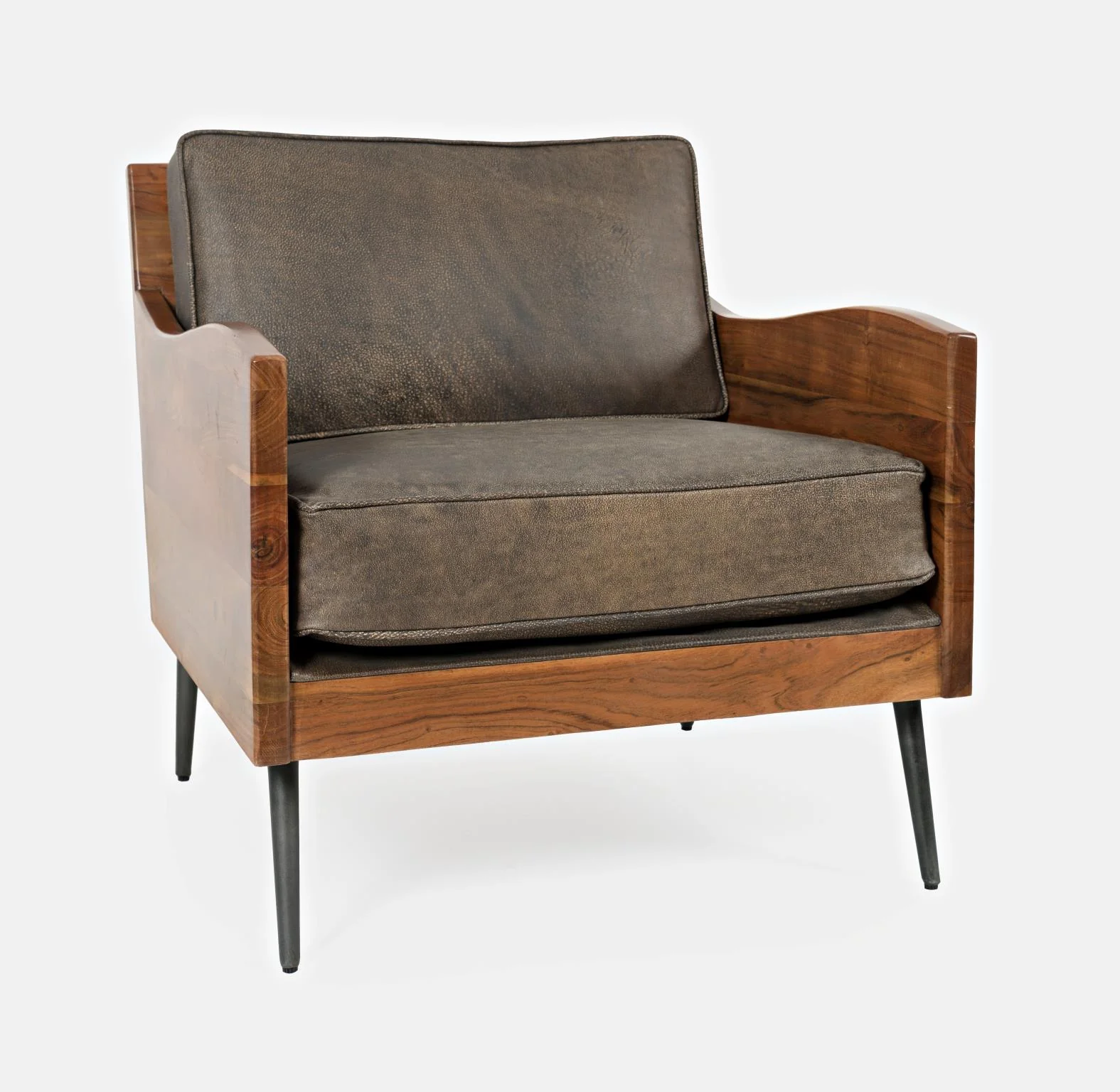 Colson Leather Accent Chair - Image 4