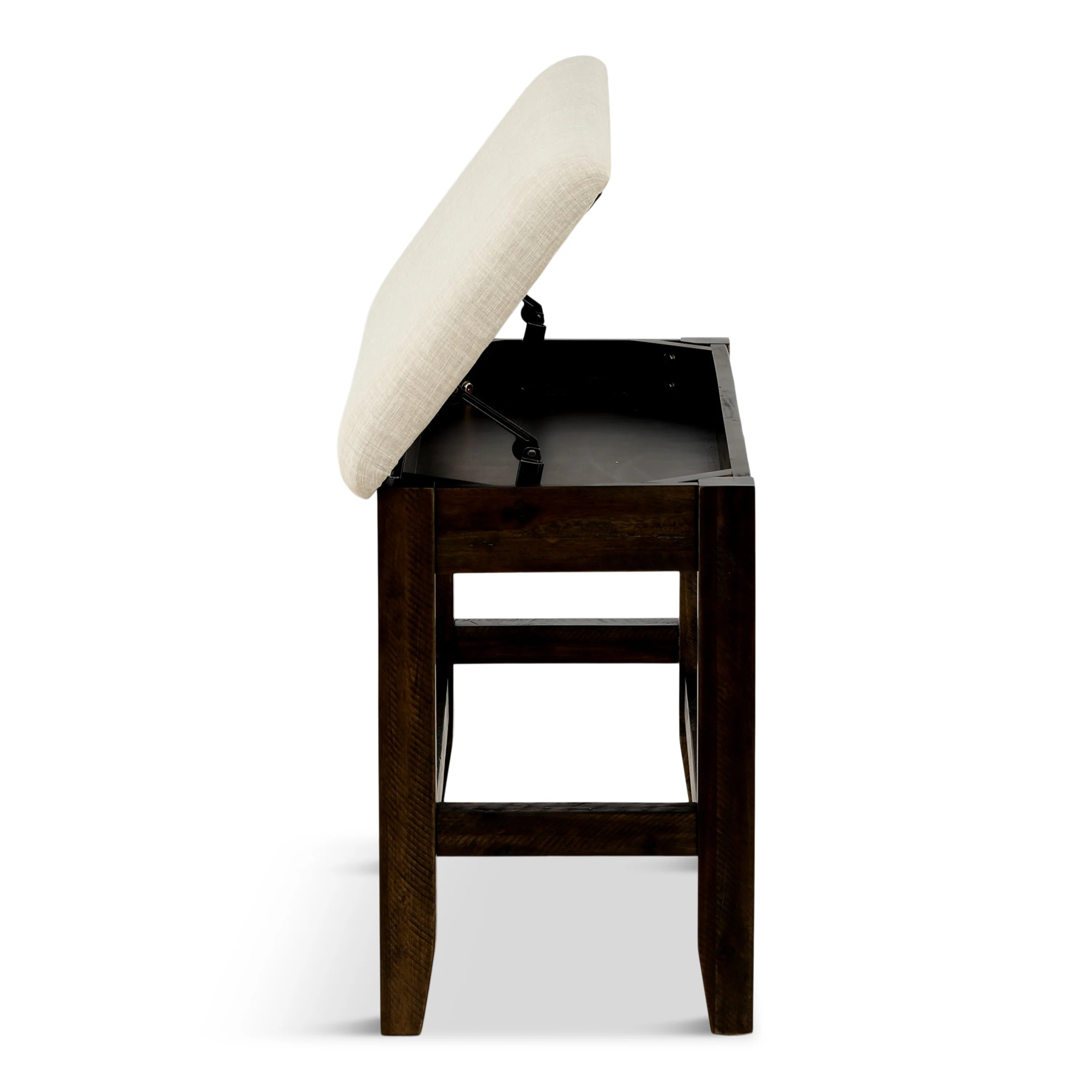 Solomon Counter Height Storage Dining Bench - Image 8