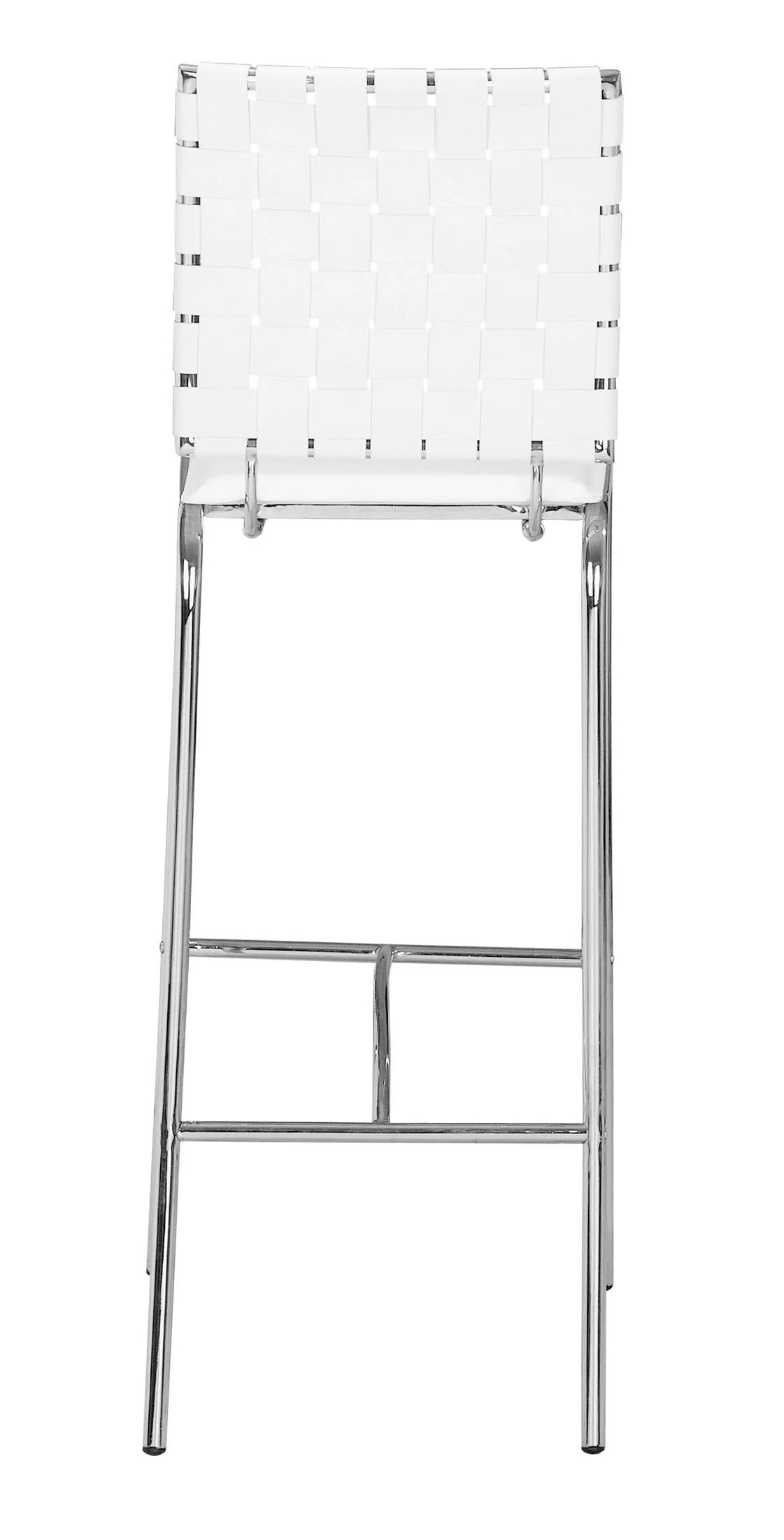Criss Cross Barstool (Set of 2) White - Image 7