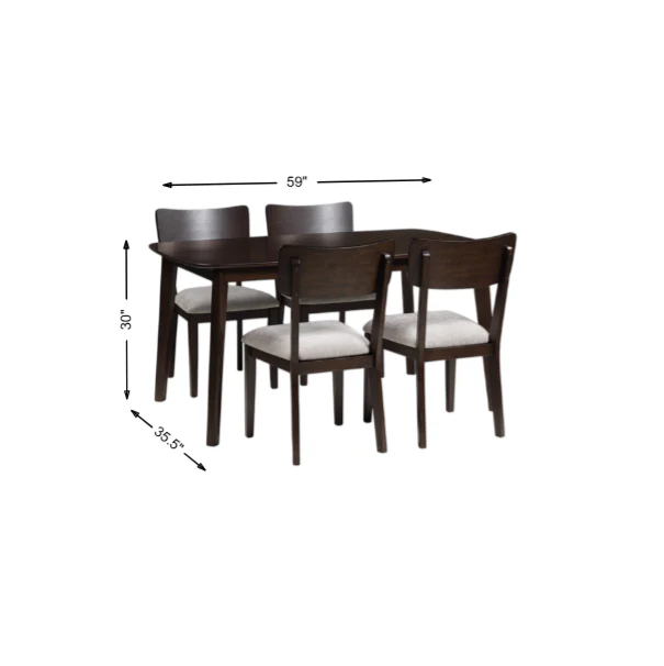 Dantenton 5-Piece Dining Set - Image 3