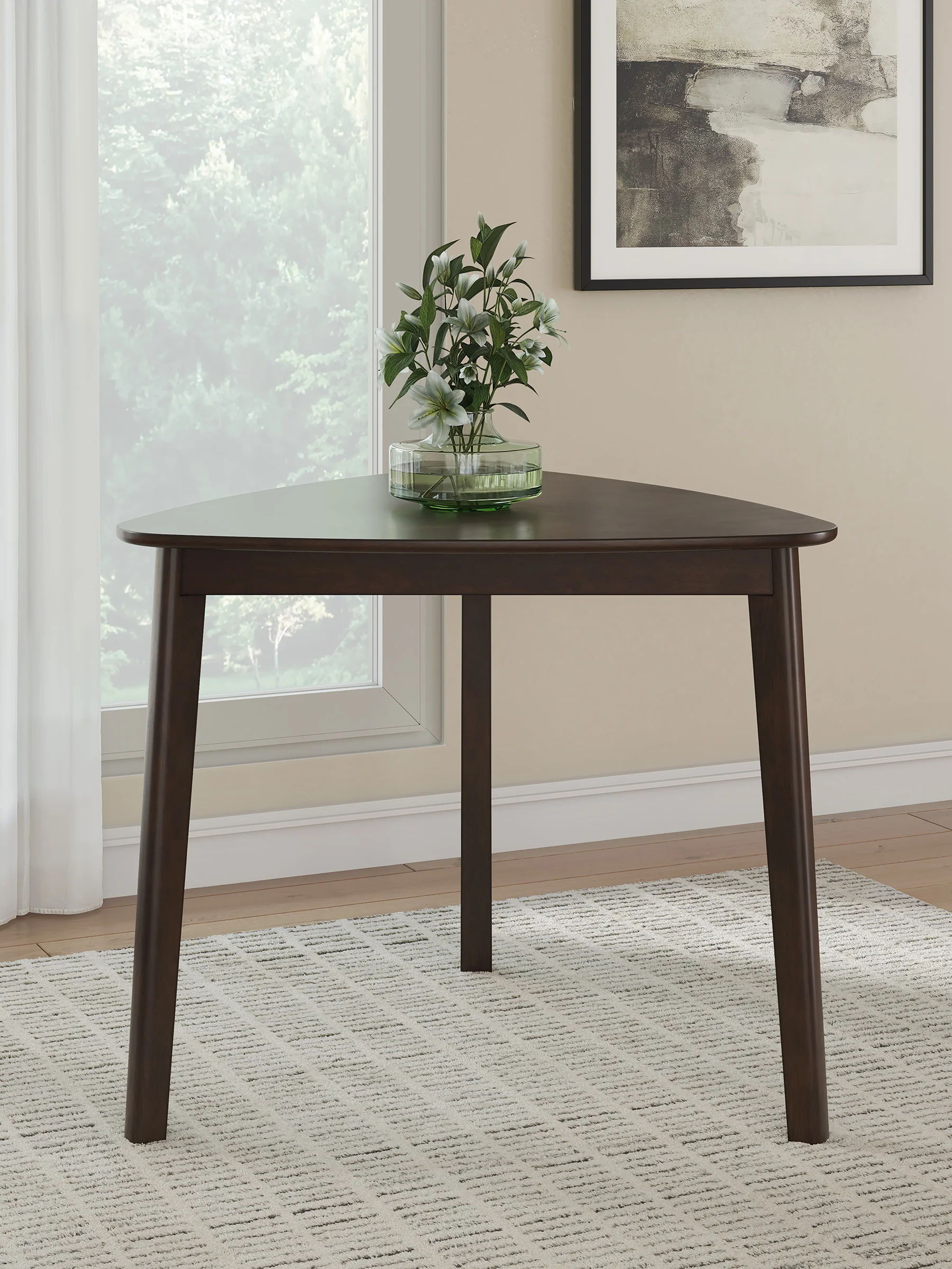 Dantenton Triangle Dining Room Table - Image 2