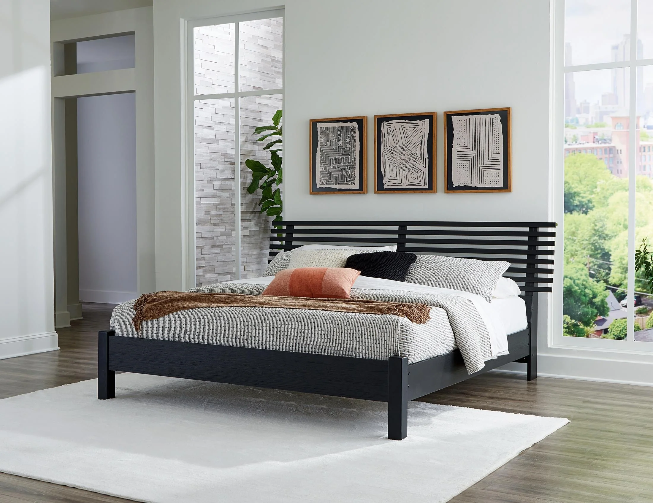 Danziar Slat Panel Bed - Image 6