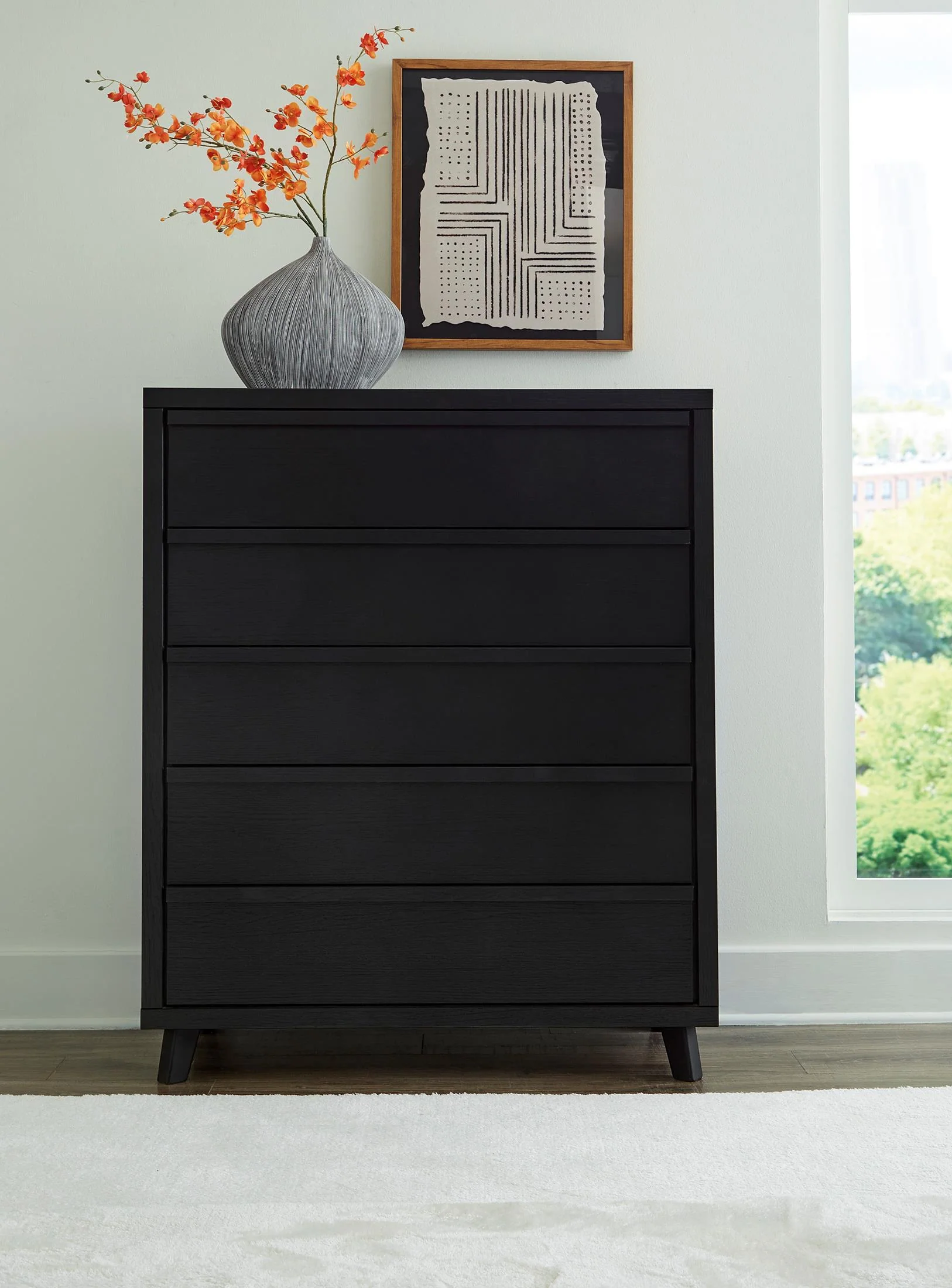 Danziar Wide Chest of Drawers - Image 9