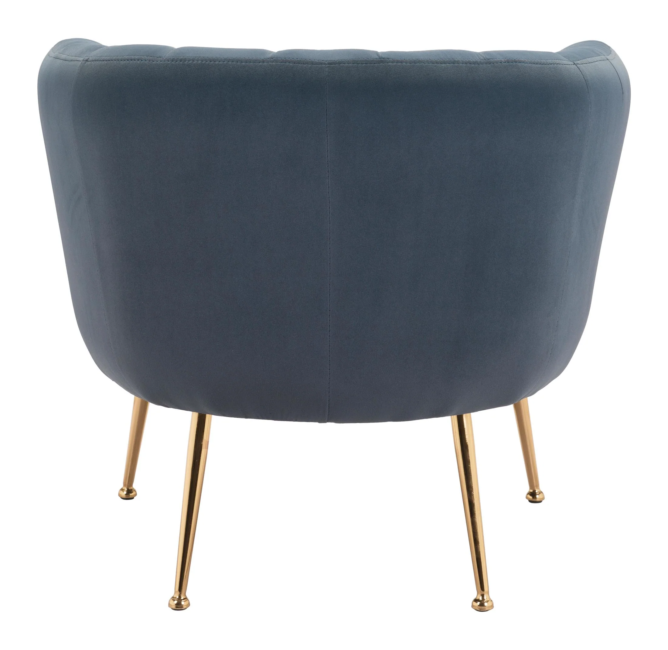 Deco Accent Chair Gray & Gold - Image 8