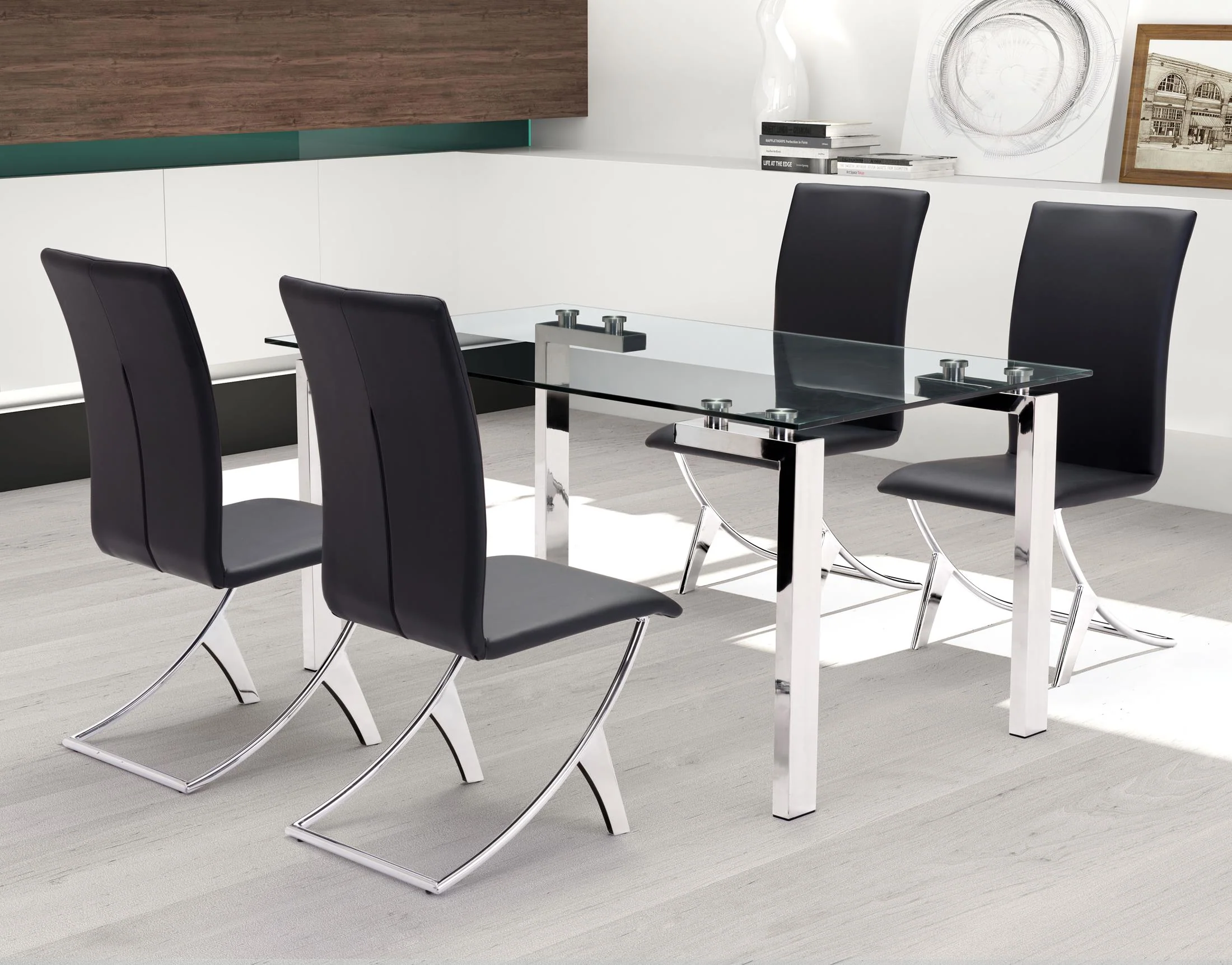 Delfin Dining Chair (Set of 2) Black - Image 2