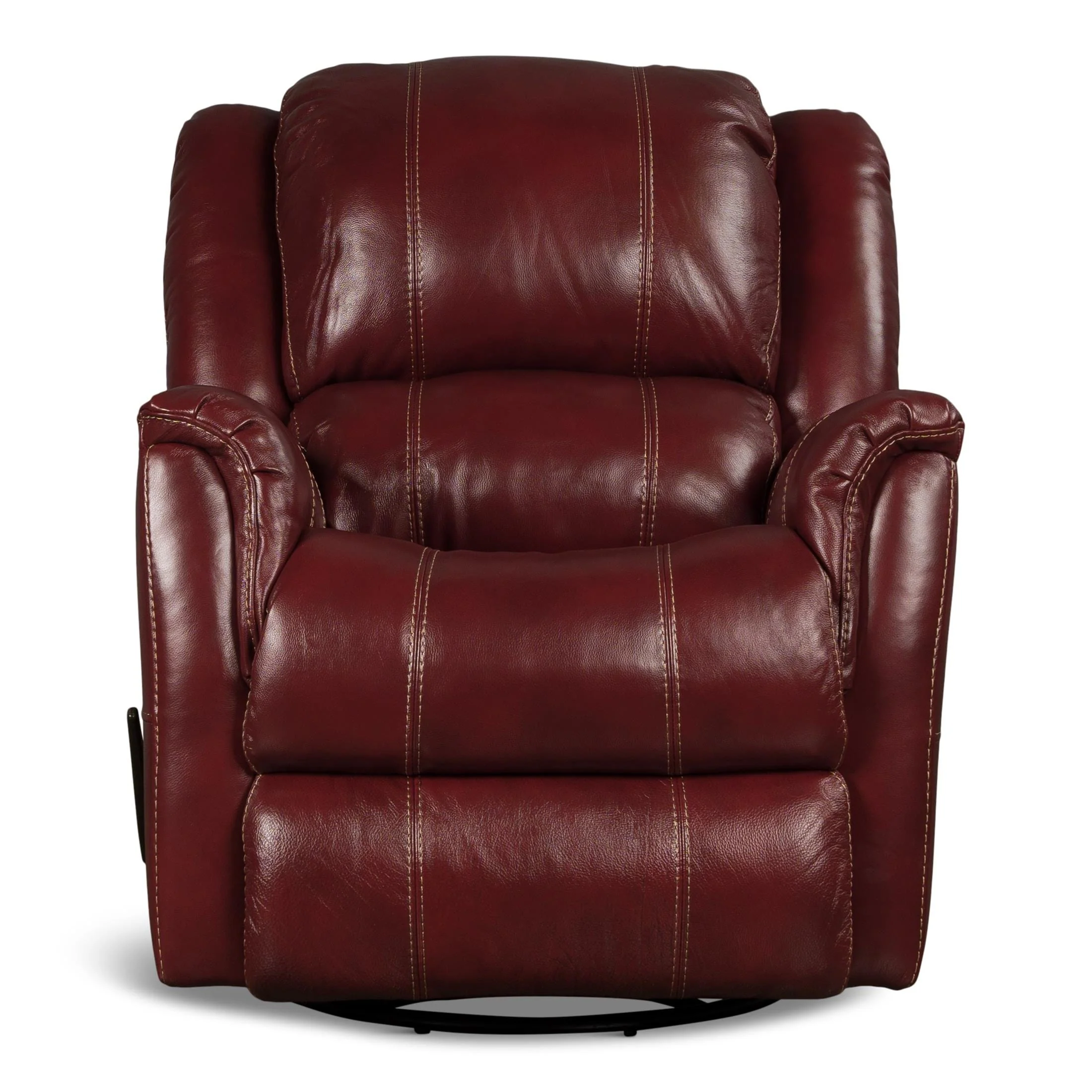 Delia Leather Swivel Glider Rocker Recliner