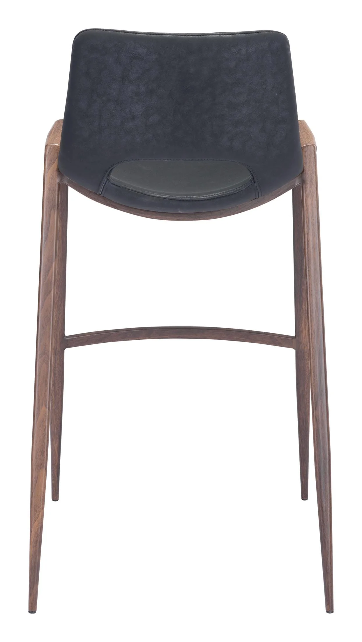 Desi Barstool (Set of 2) Black & Walnut - Image 7