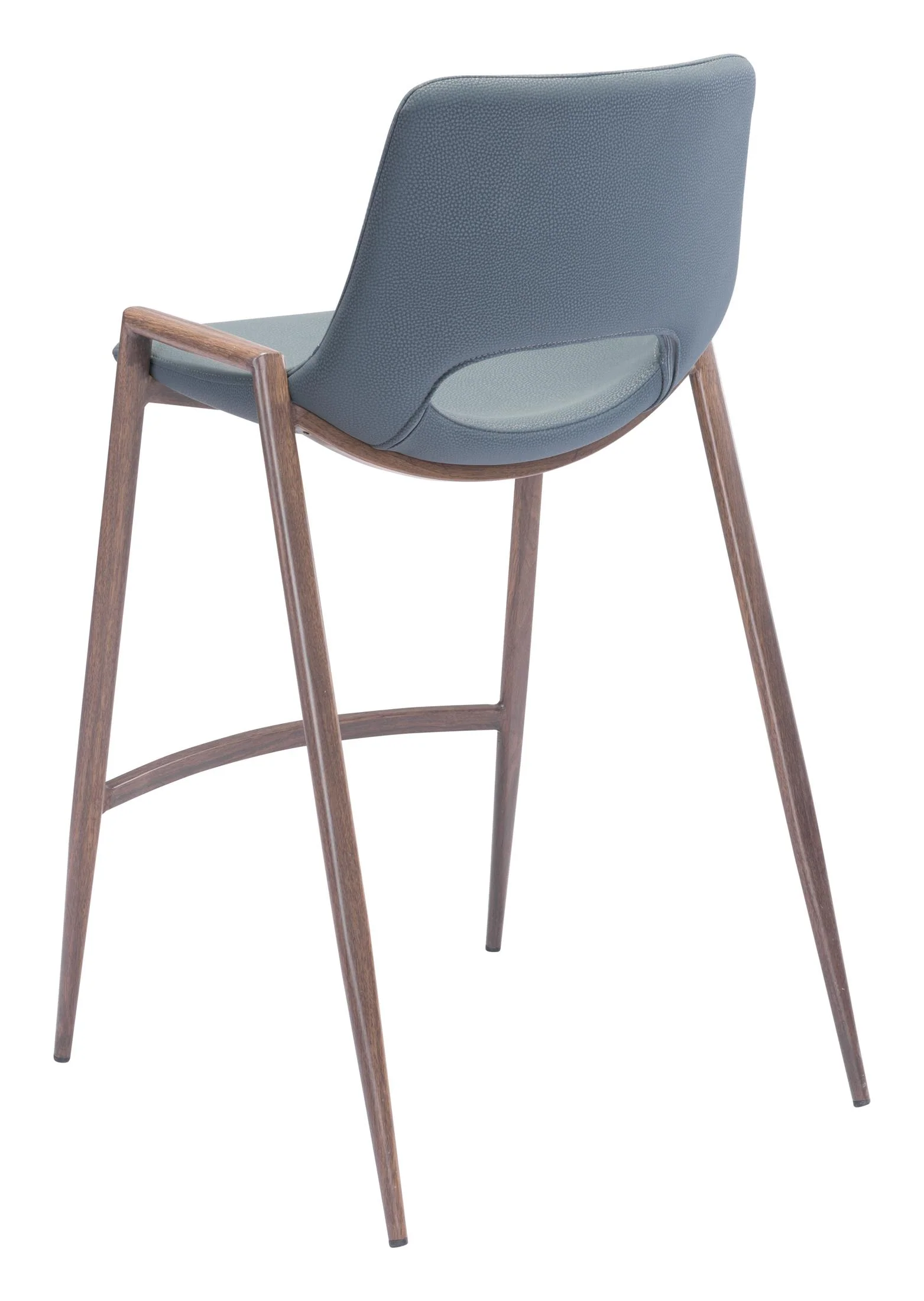 Desi Counter Stool (Set of 2) Blue & Walnut - Image 8