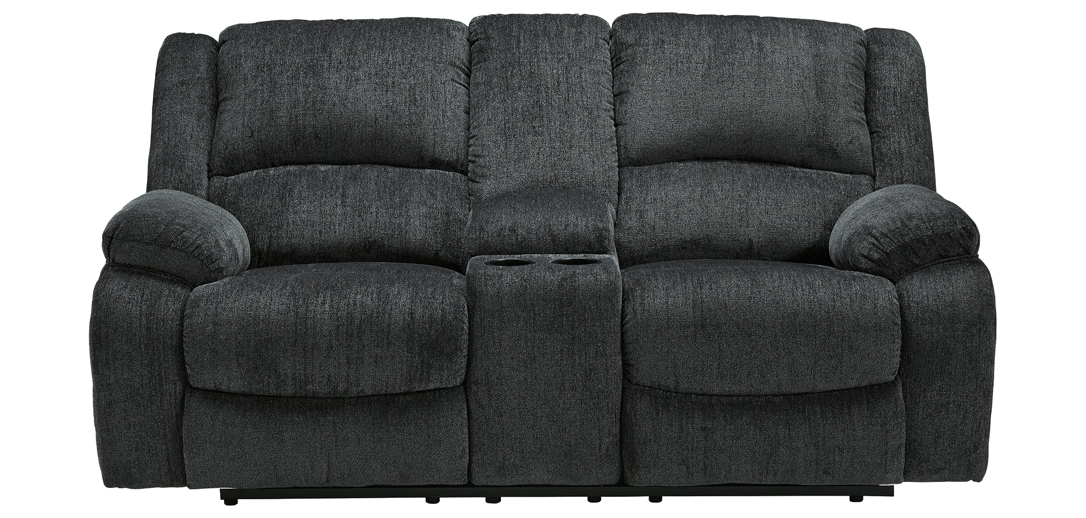 Draycoll Reclining Loveseat with Console - Image 4