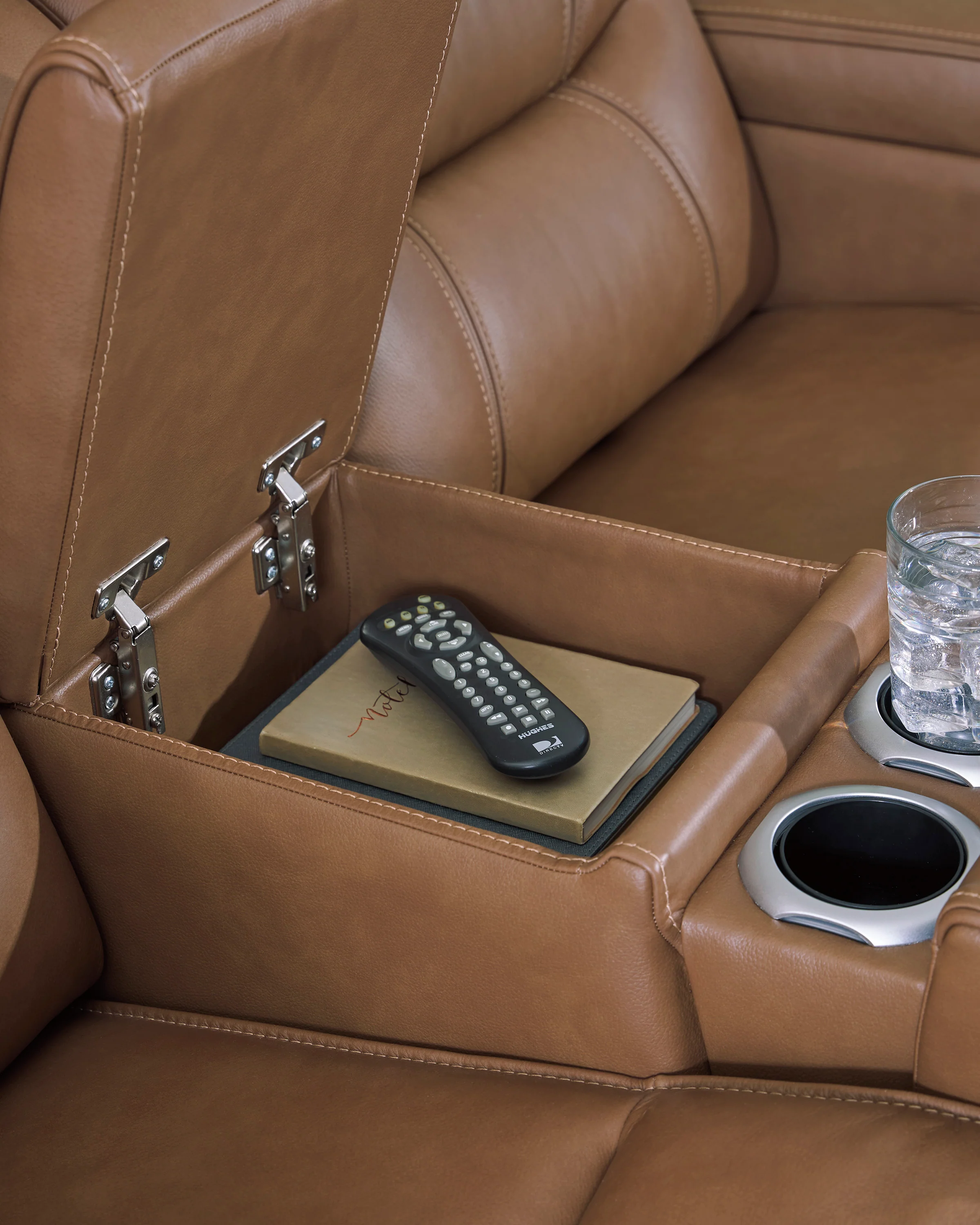 Dreamer Power Reclining Console Loveseat with Audio Seating - Image 7