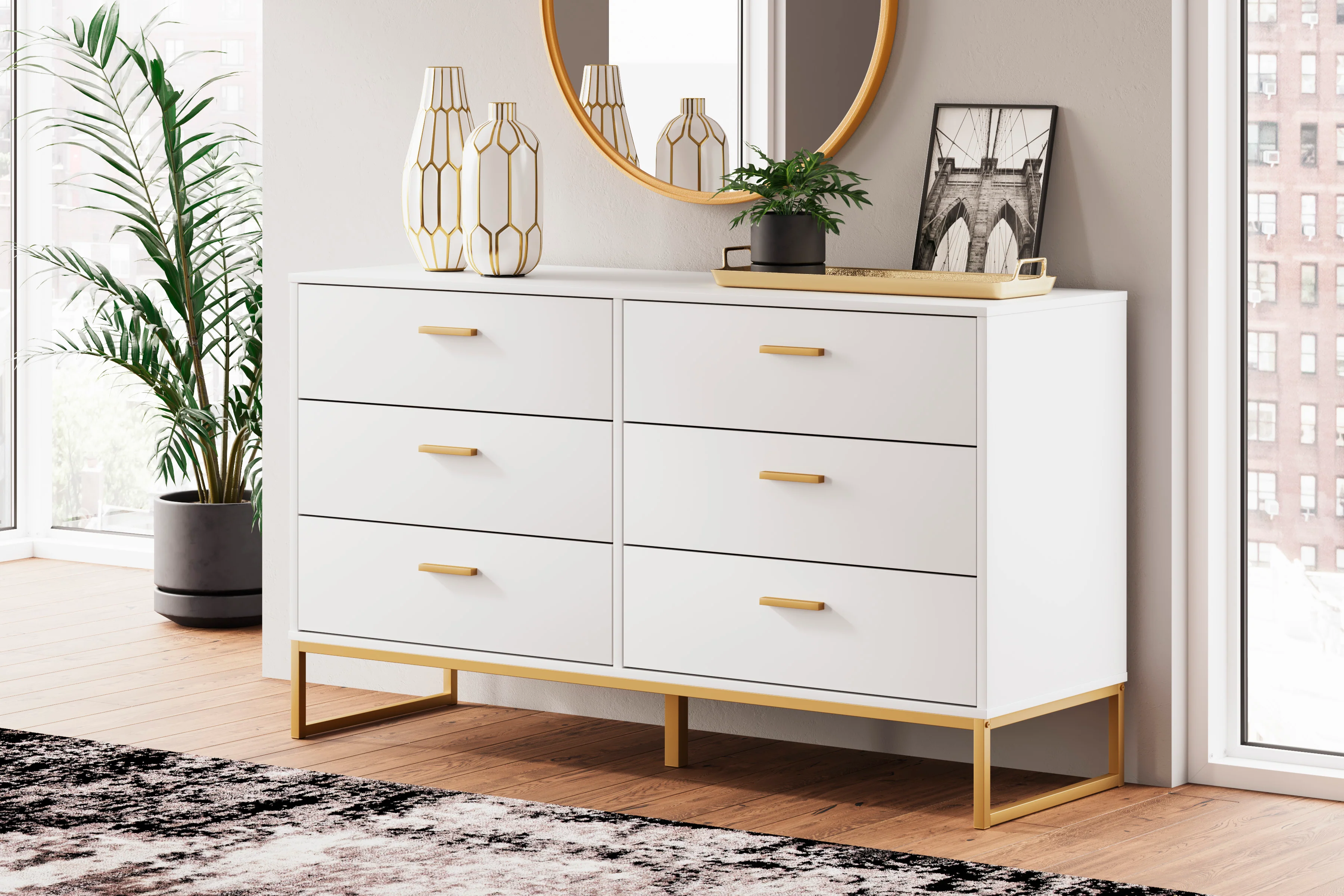 Ashley Socalle 6 Drawer Dresser - Image 10