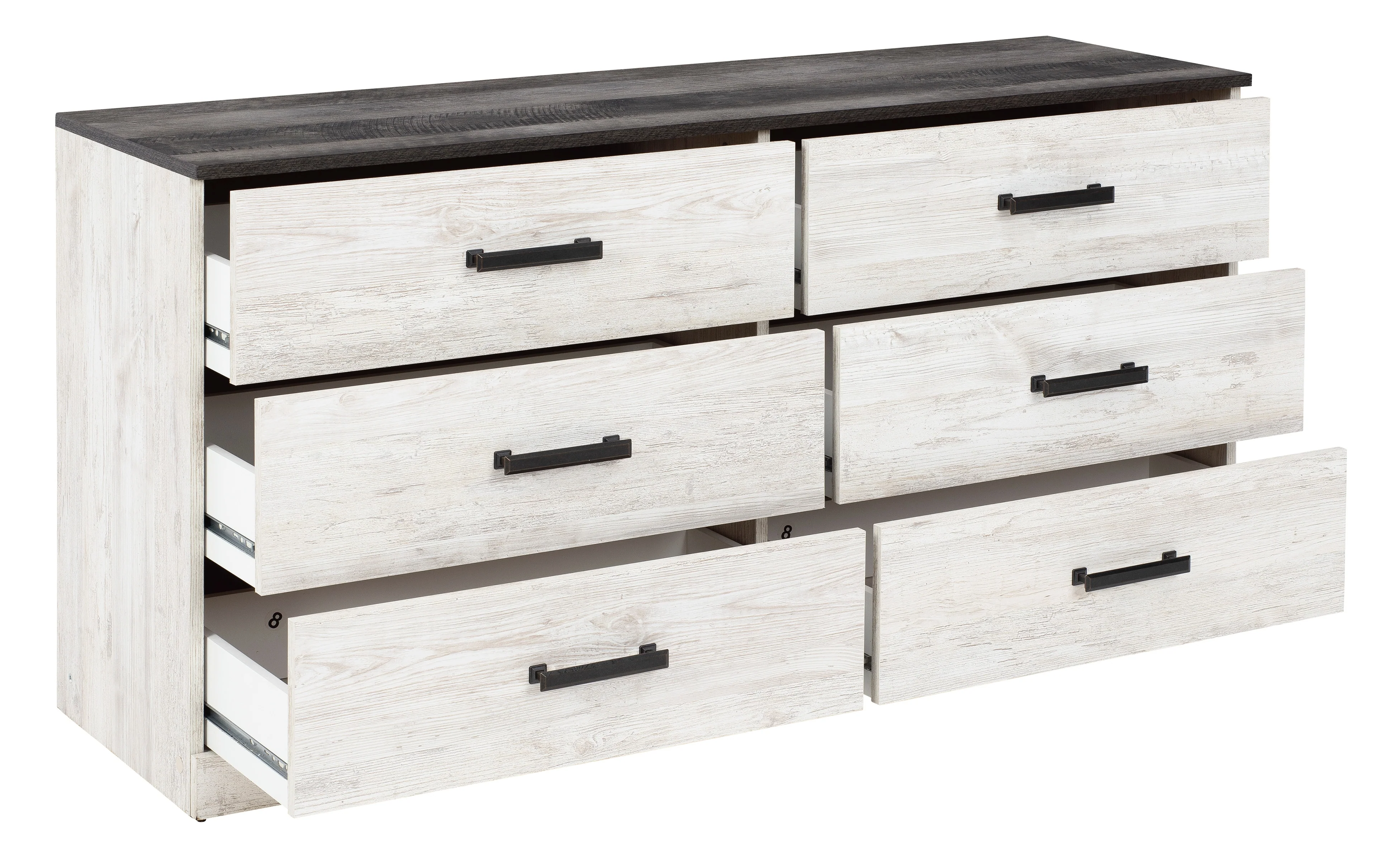 Ashley Shawburn 6 Drawer 60" Dresser - Image 9