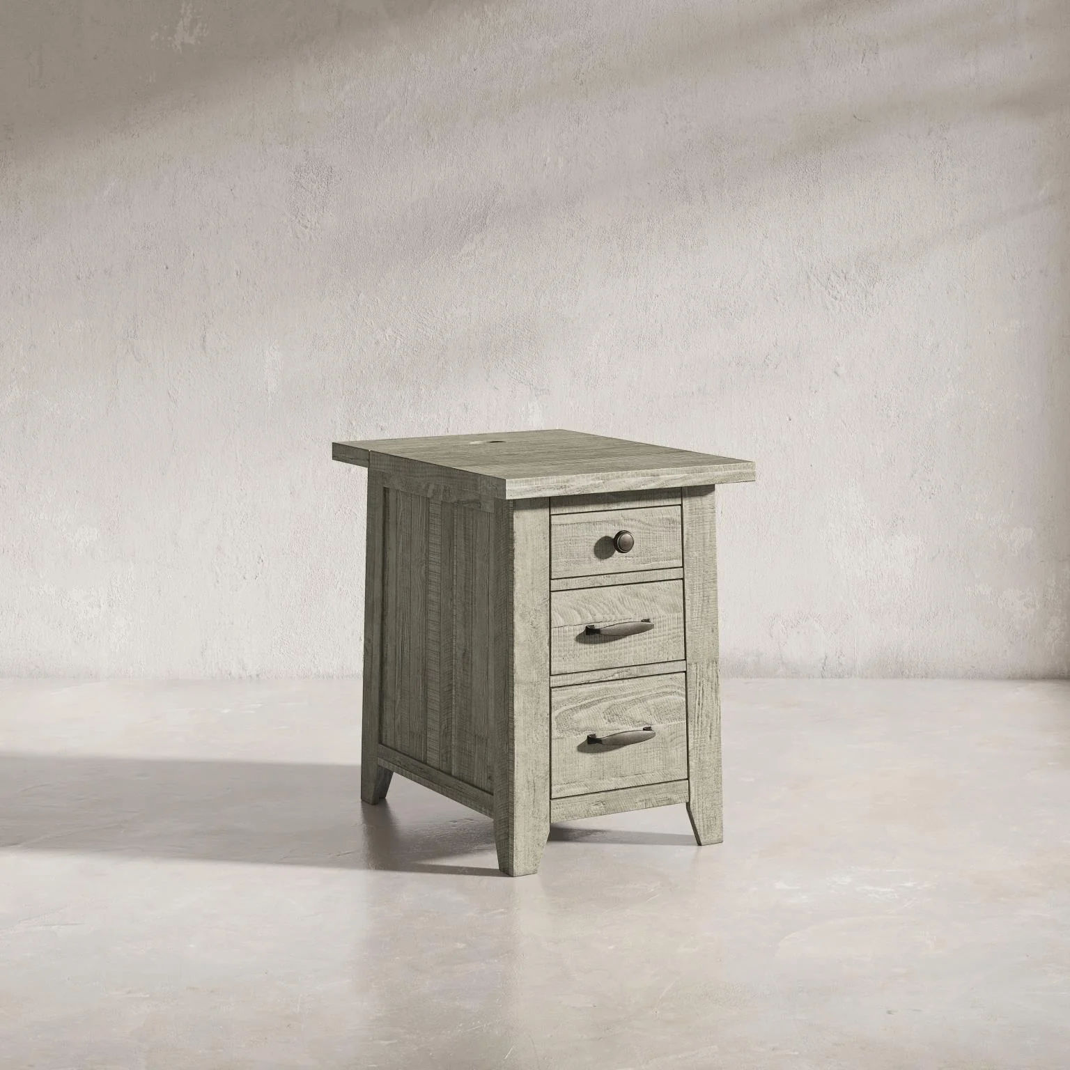 Driftwood Power Chairside End Table - Image 11