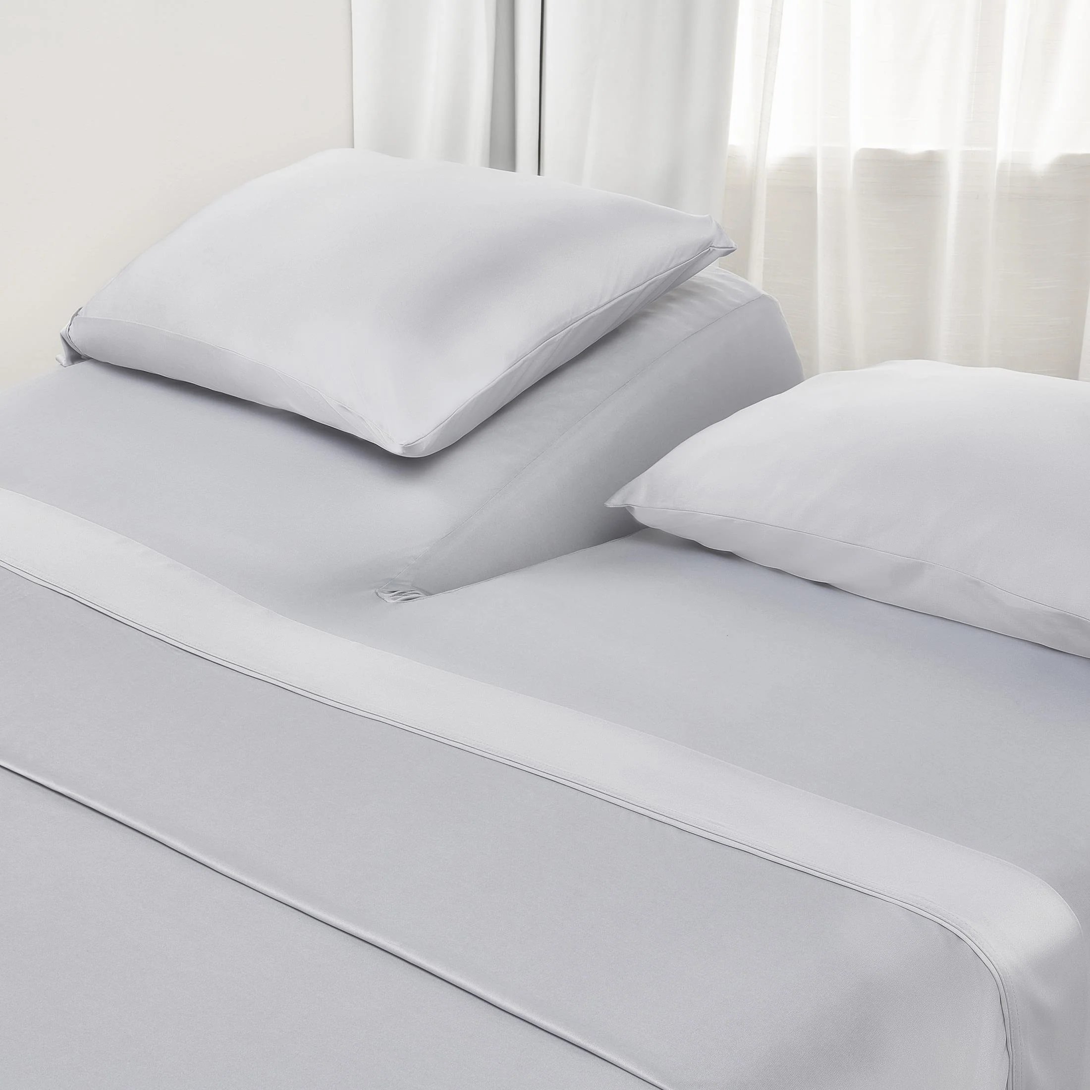 DriTec Light Grey Split Head Sheet Set - Image 2