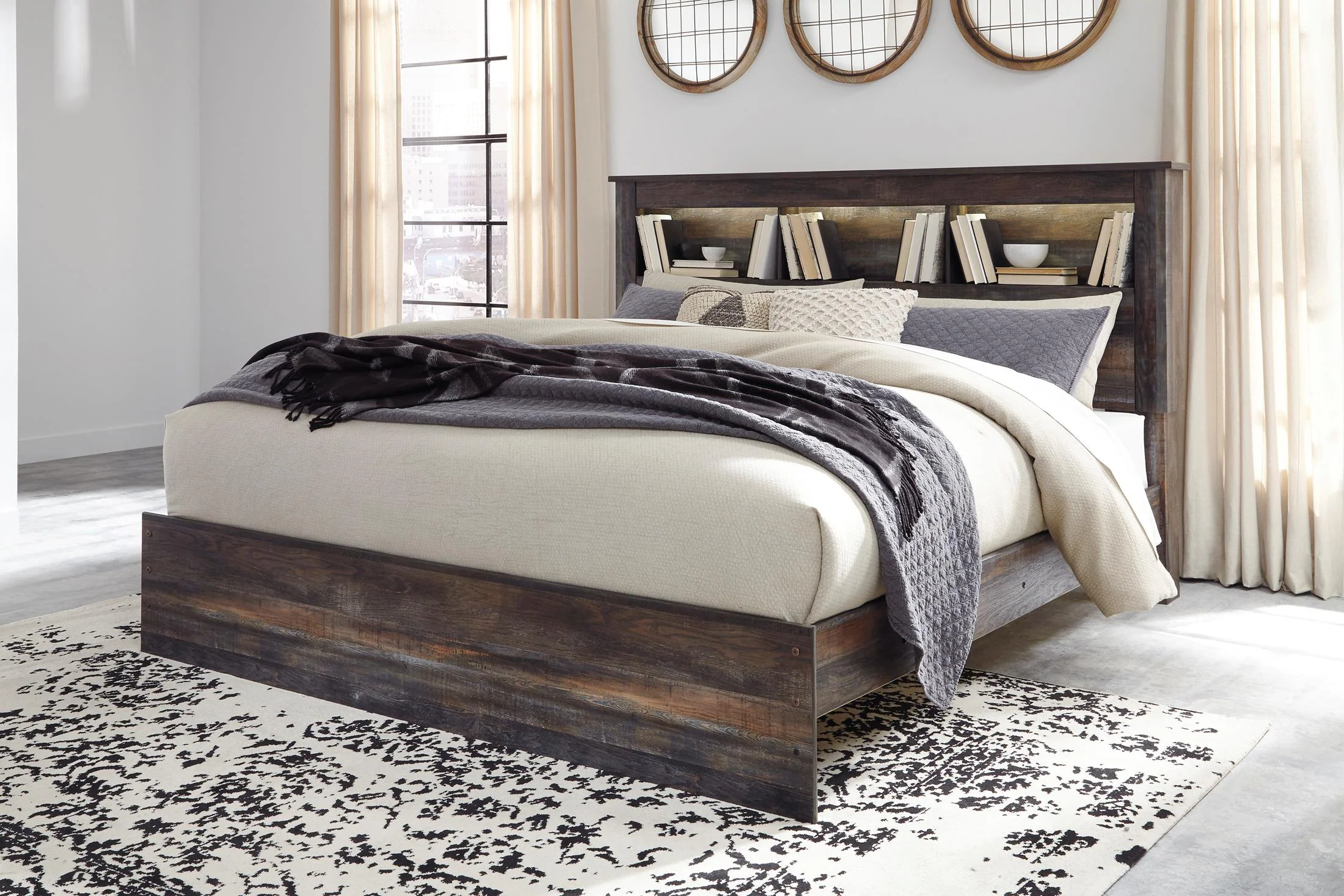 Drystan Queen Bookcase Bed - Image 2