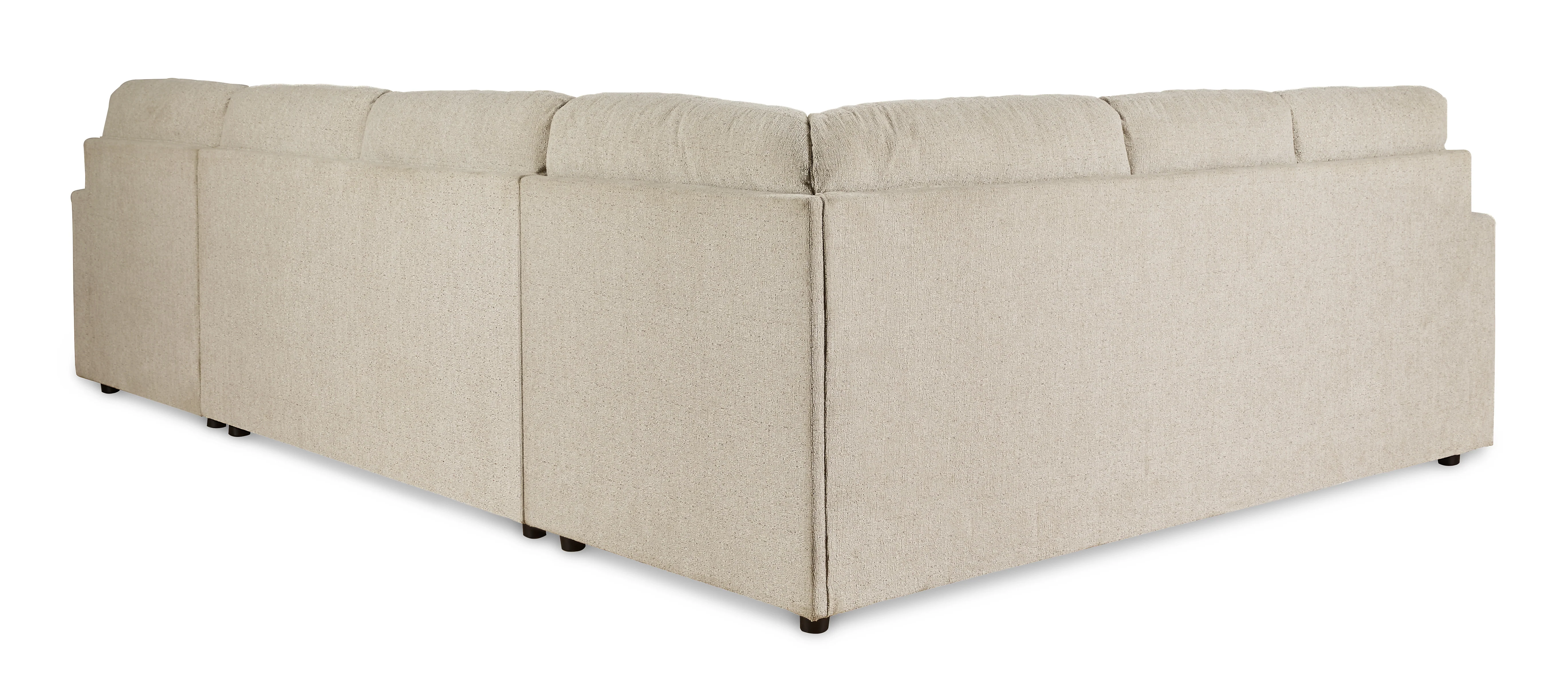 Edenfield 3-Piece Linen Sectional with Chaise - Image 5