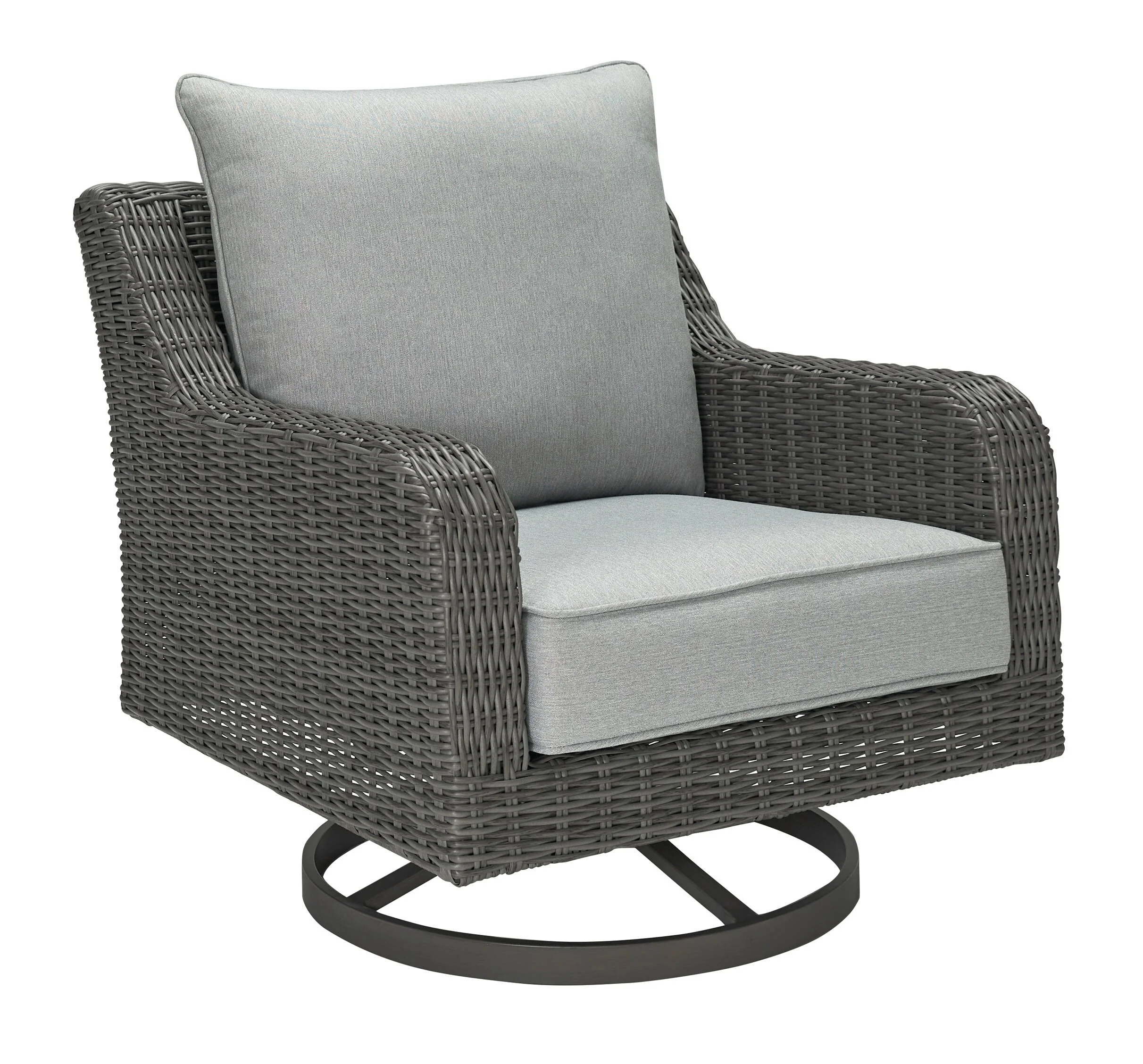 Ashley Elite Park Outdoor Swivel Lounge with Cushion - Image 3