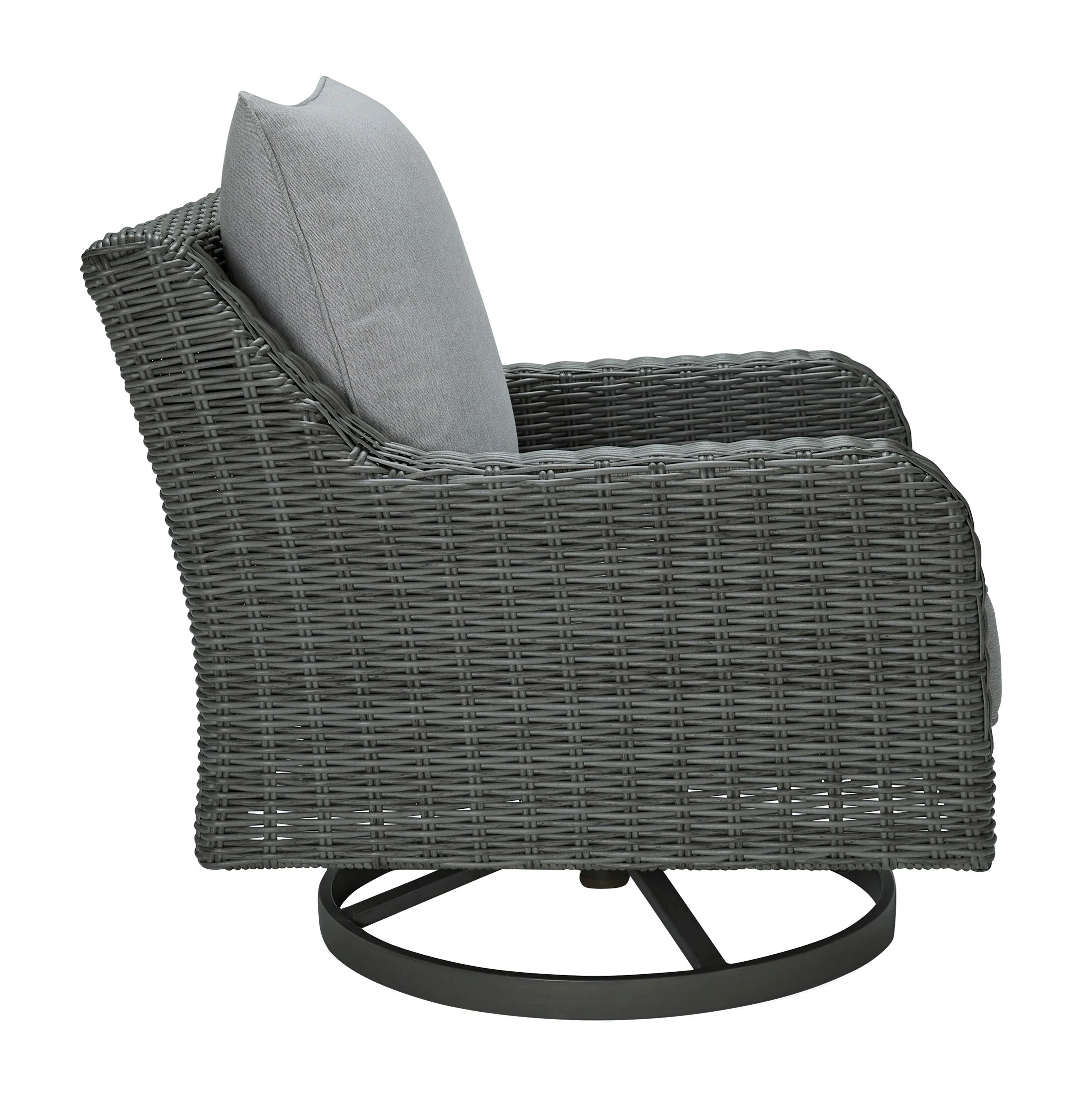 Ashley Elite Park Outdoor Swivel Lounge with Cushion - Image 4