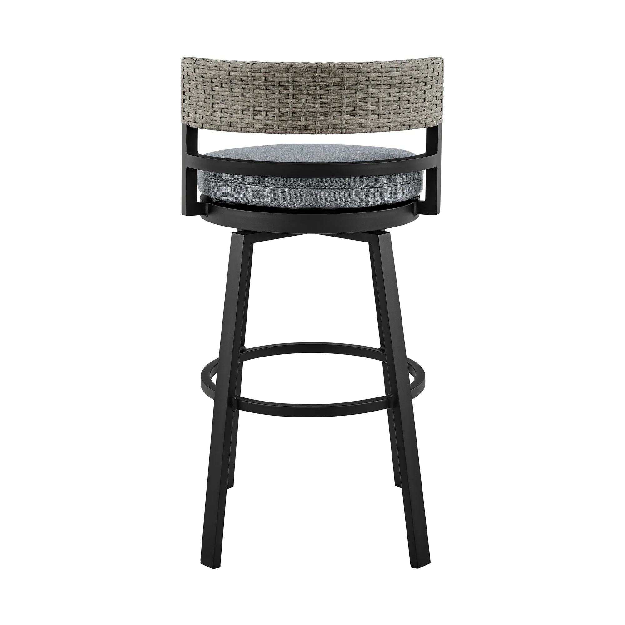 Encinitas Outdoor Patio Swivel Bar Stool - Image 5