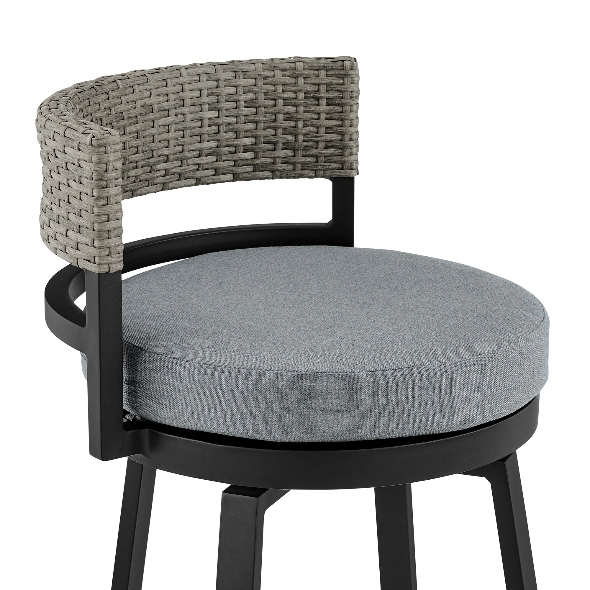 Encinitas Outdoor Patio Swivel Bar Stool - Image 6