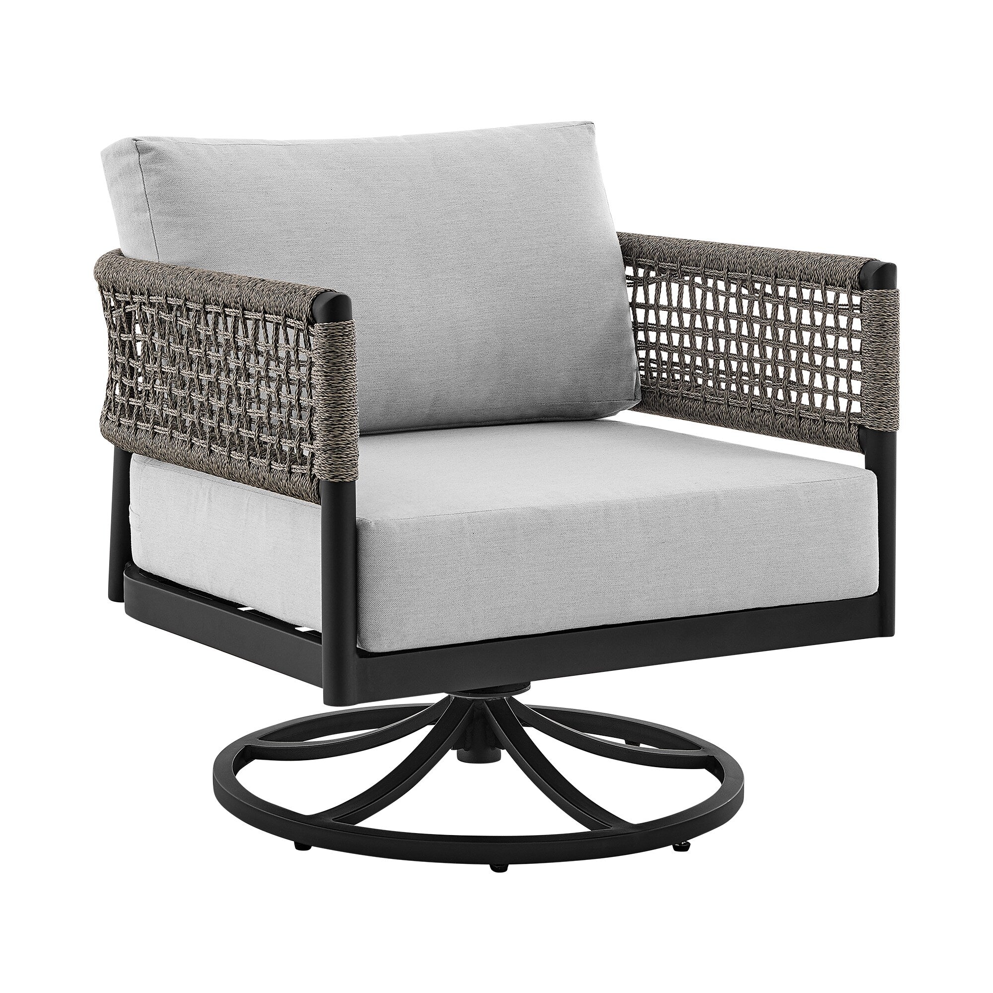 Felicia Outdoor Patio Swivel Rocking Chair - Image 2