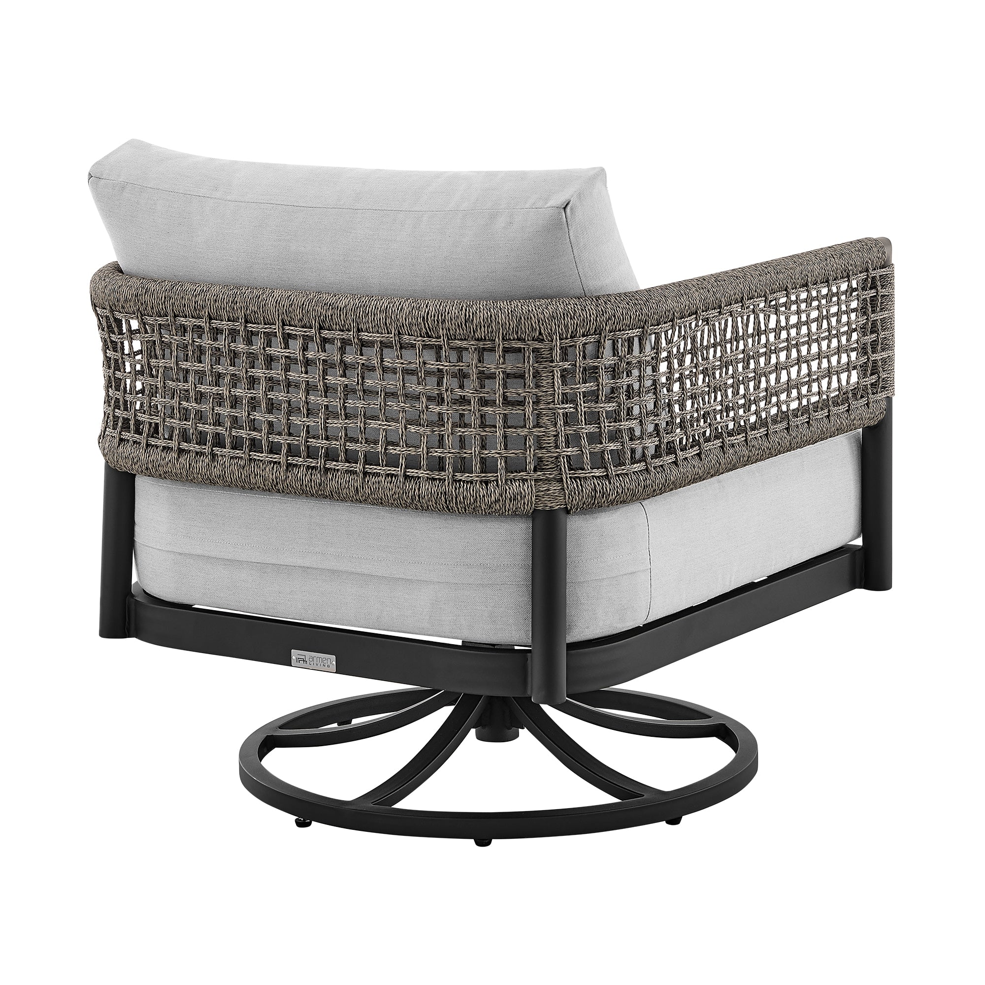 Felicia Outdoor Patio Swivel Rocking Chair - Image 4