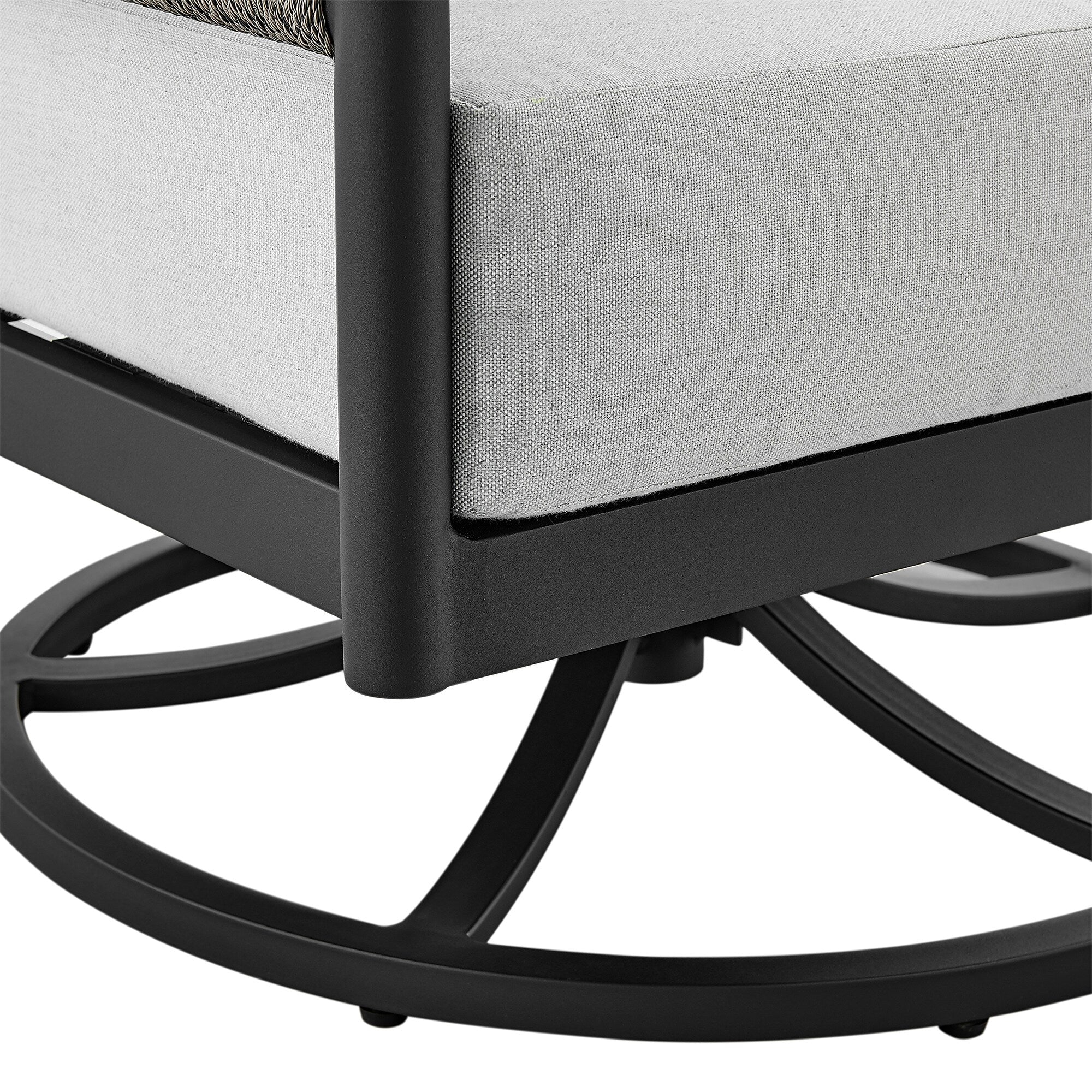 Felicia Outdoor Patio Swivel Rocking Chair - Image 7
