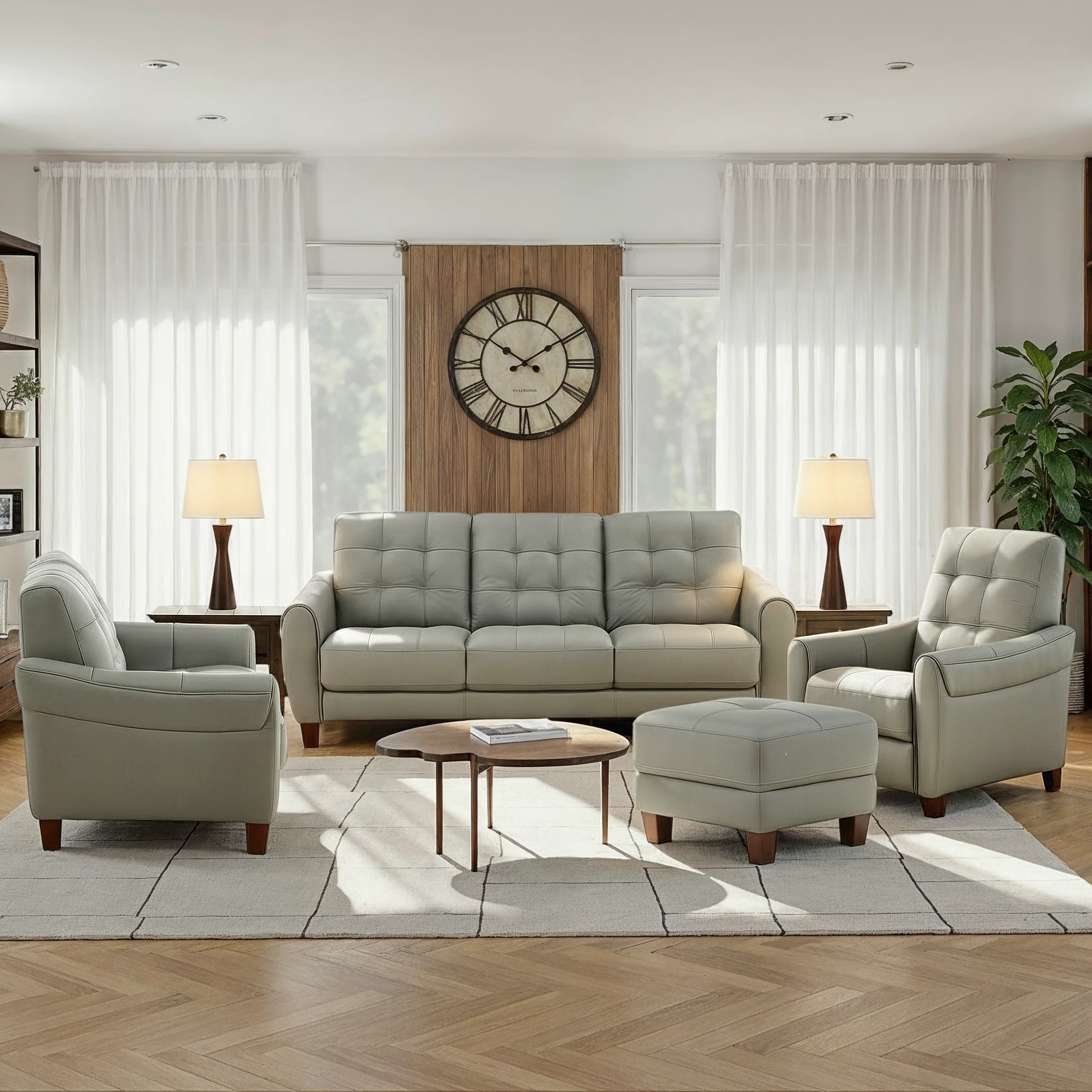 Fitzgerald Leather Sofa - Image 2