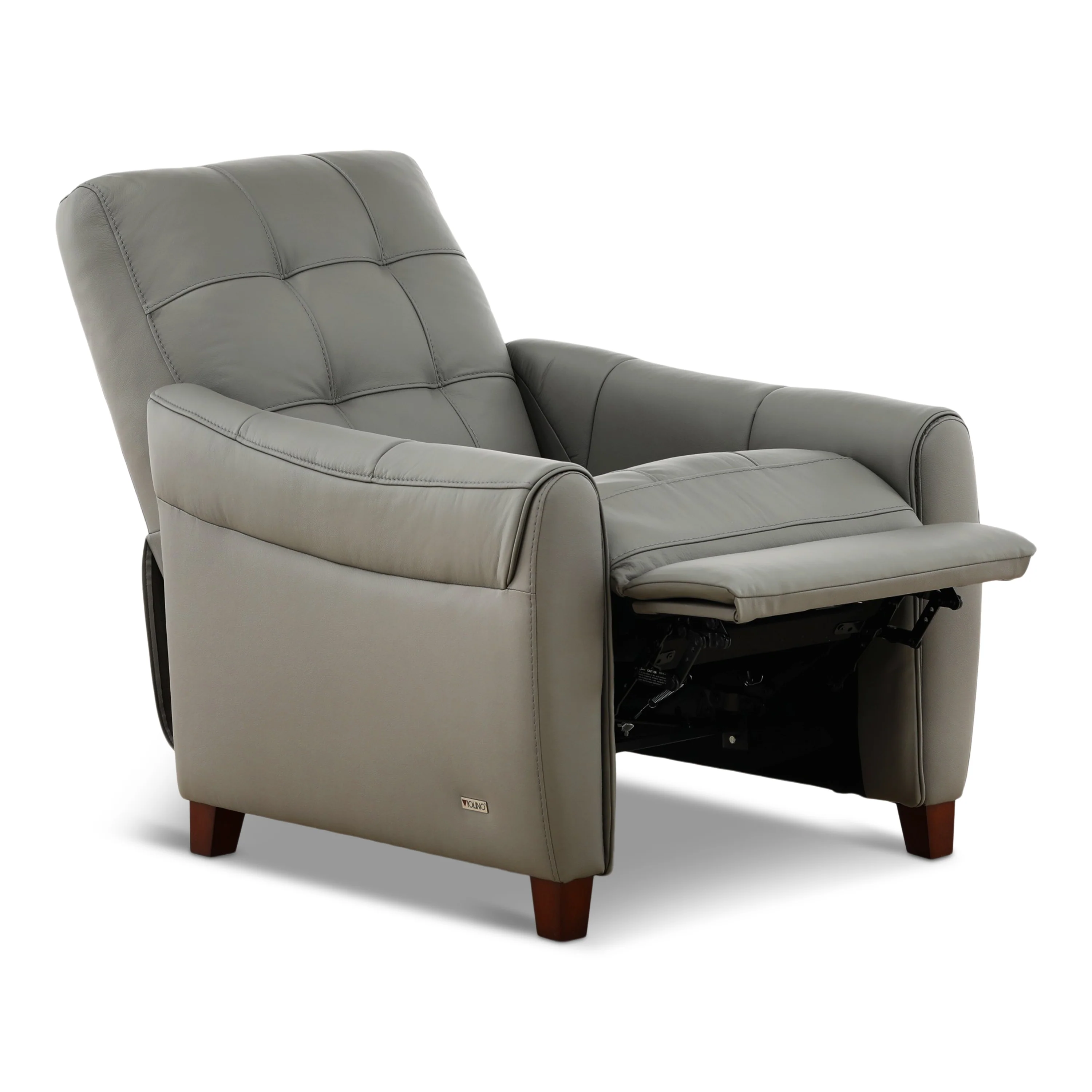 Fitzgerald Leather Pushback Recliner - Image 5