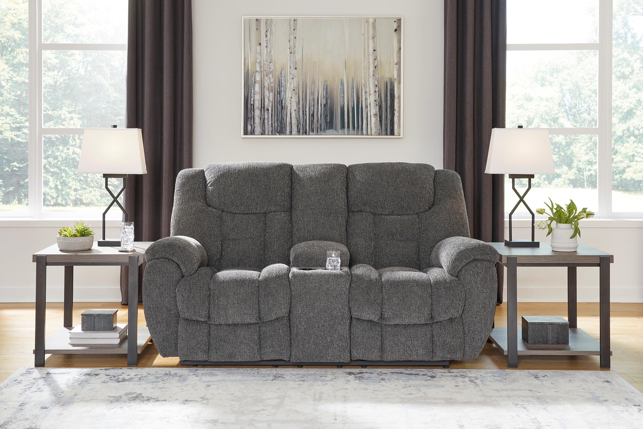Foreside Reclining Console Loveseat - Image 2