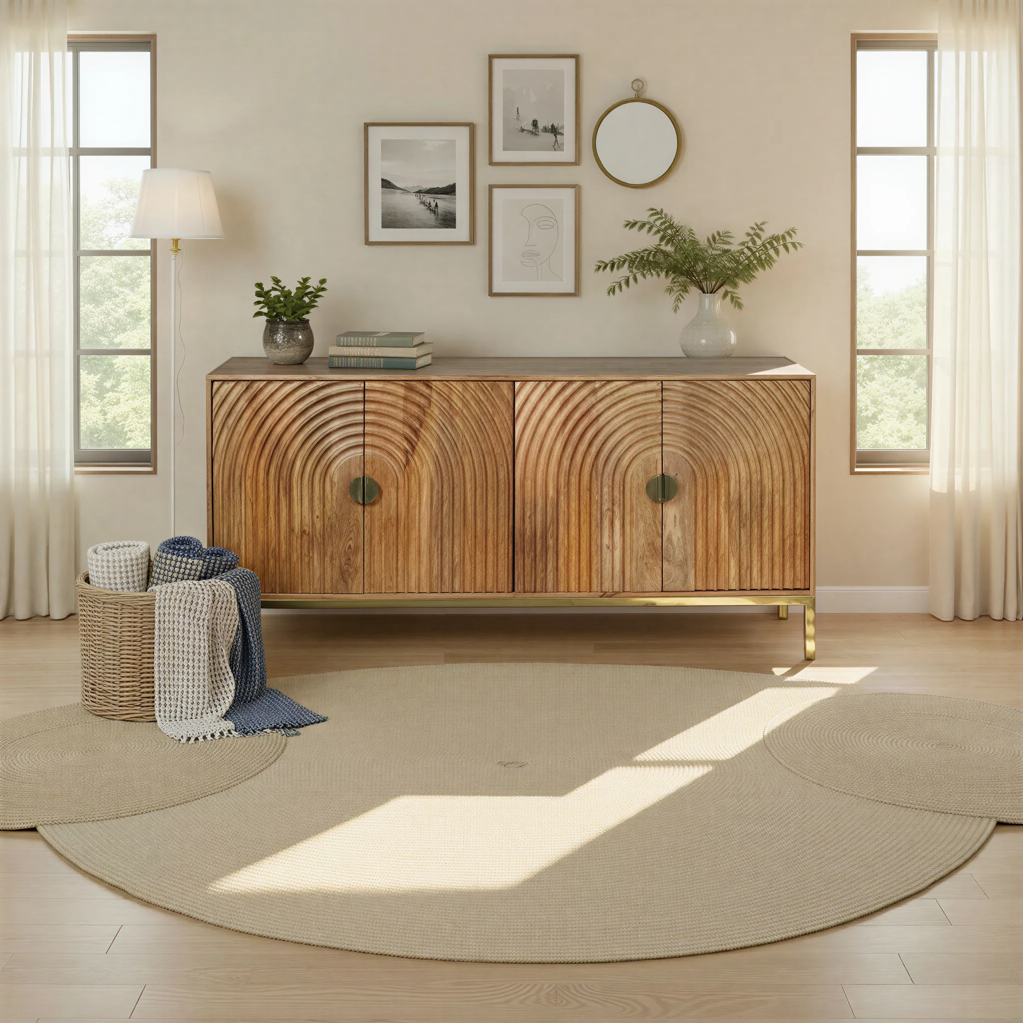 Bailey Four Door Accent Cabinet - Image 2