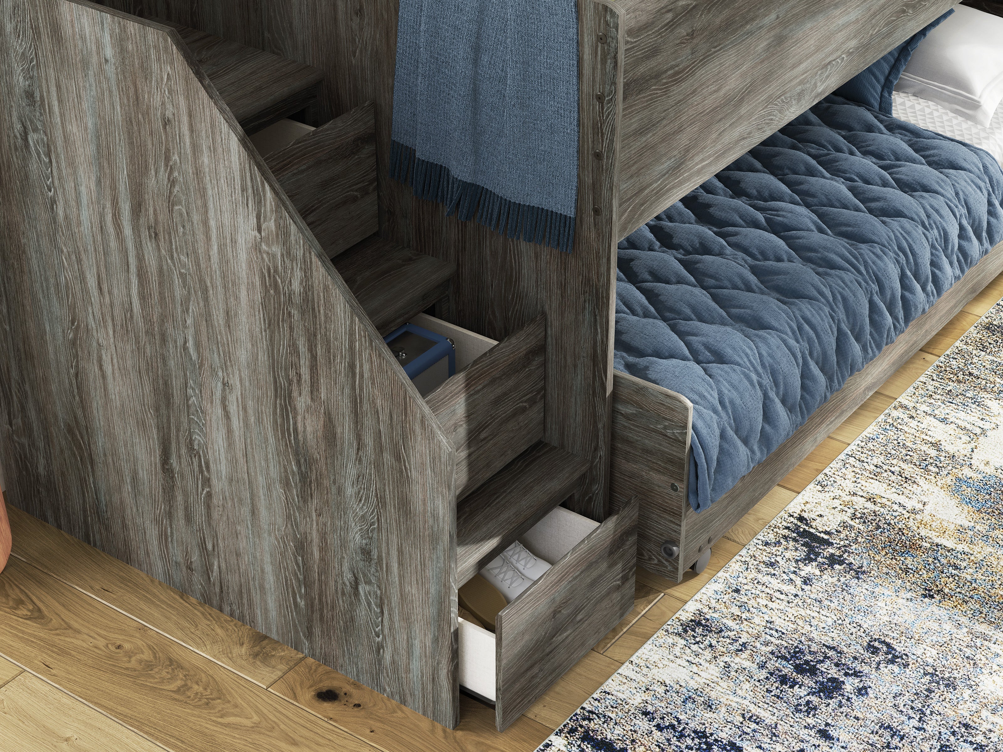 Frandern Twin over Twin Loft Bed - Image 9