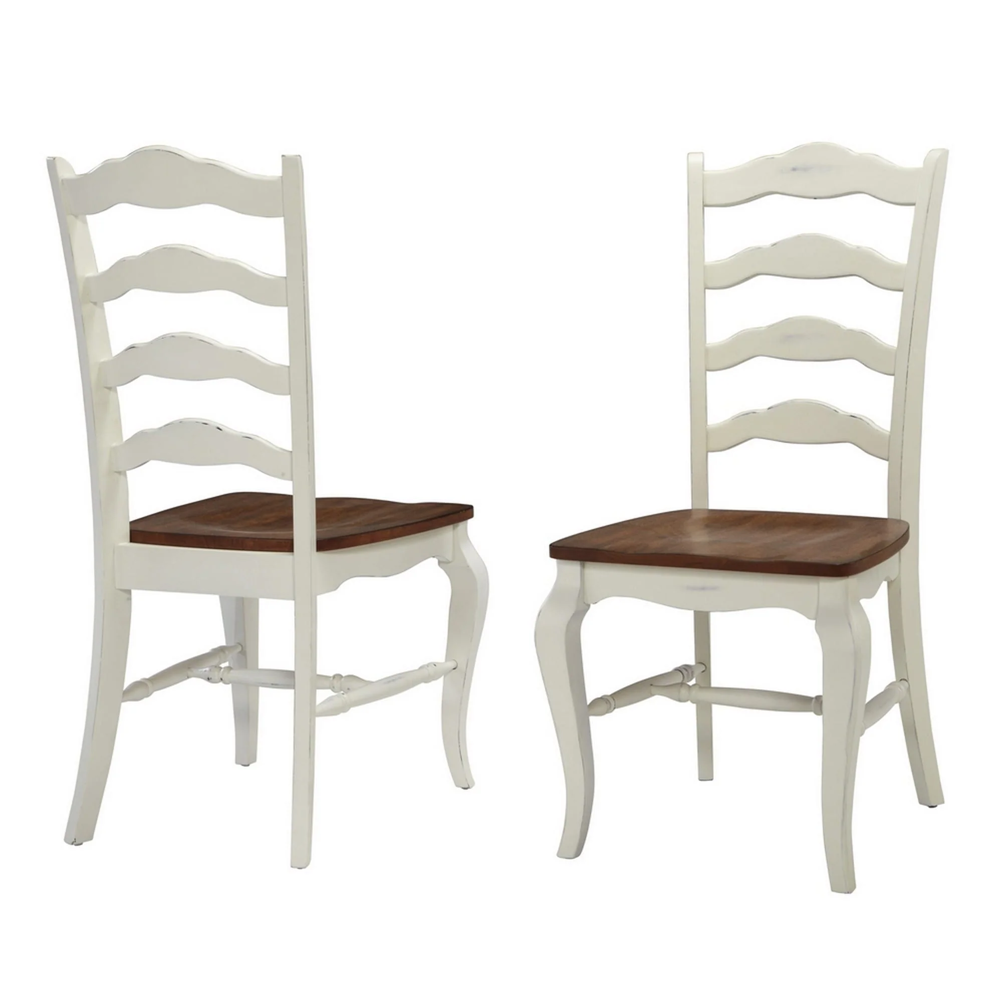 French Countryside Dining Chair Pair - Image 3