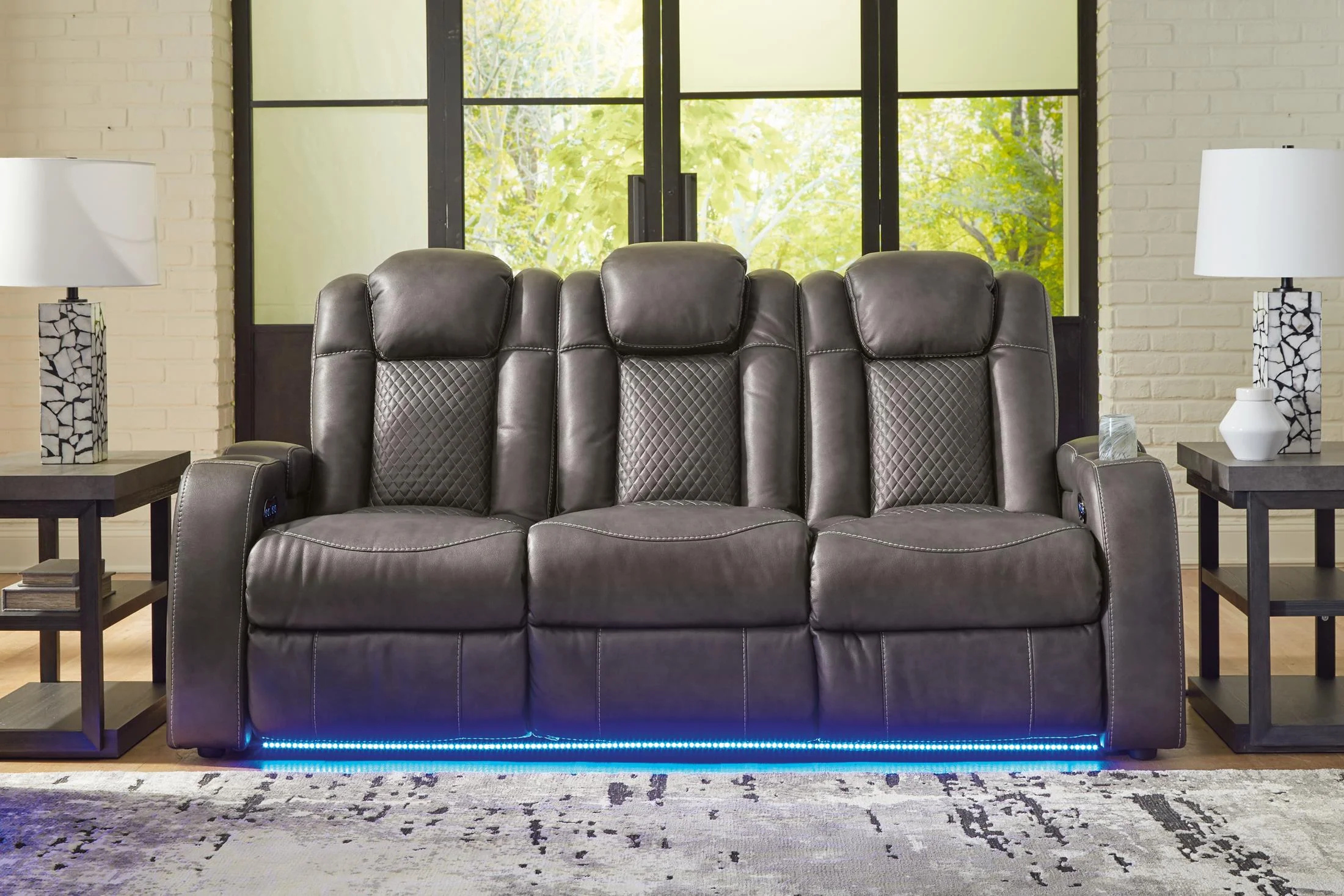 Fyne-Dyme Dual Power Reclining Sofa - Image 4
