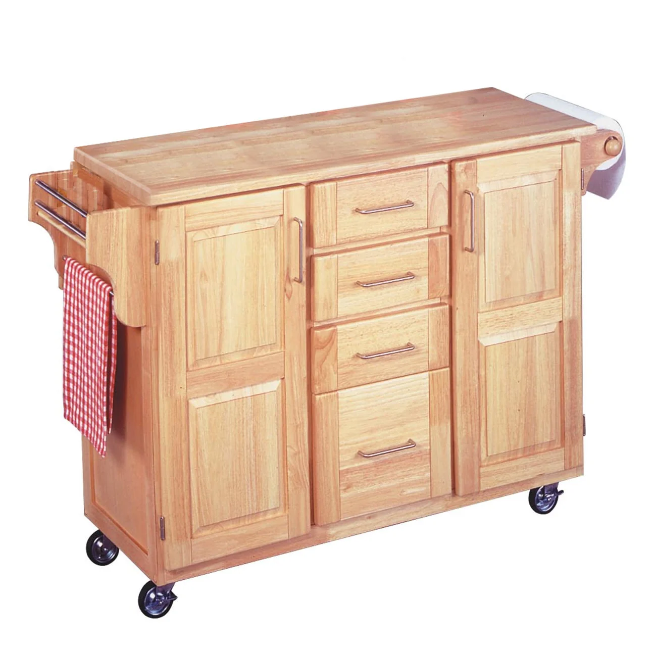 General Line 4 Drawer Kitchen Cart