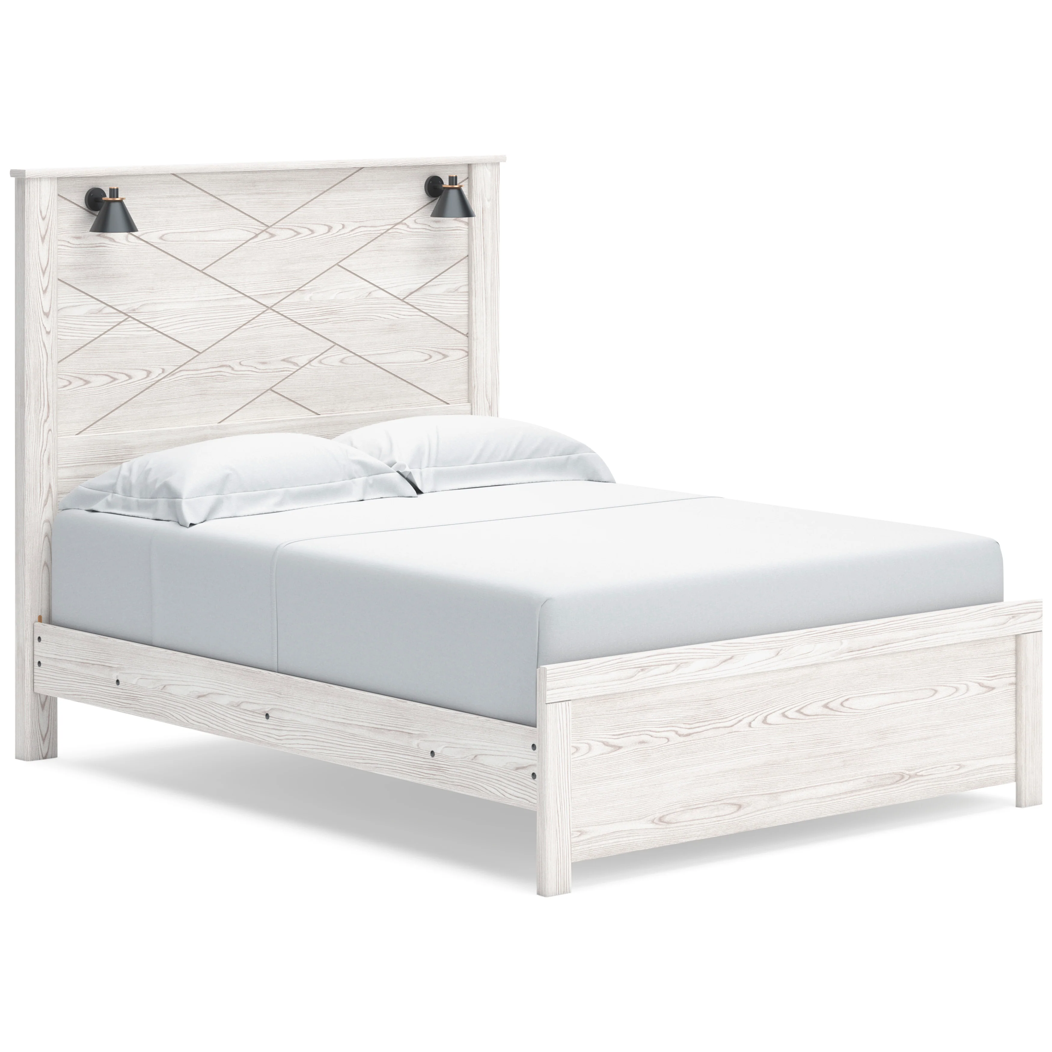 Gerridan Panel Bed with Lighting