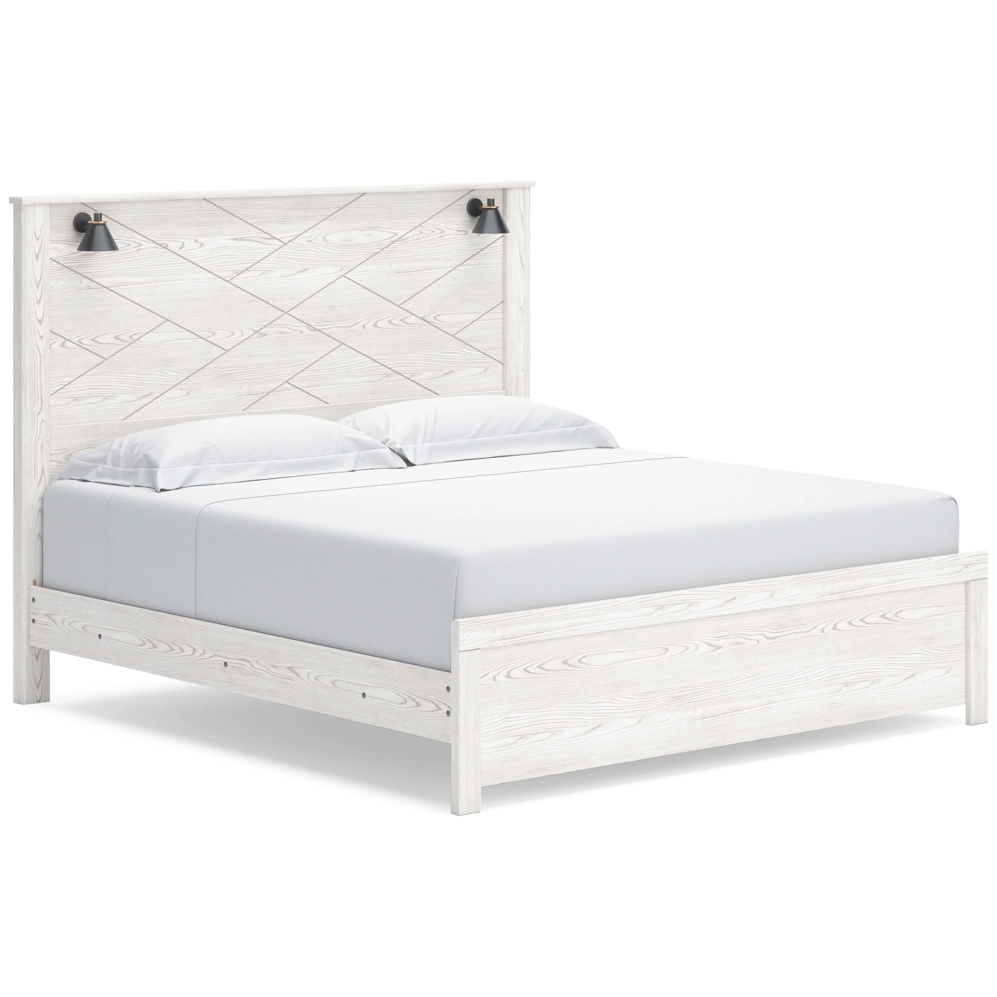 Gerridan Panel Bed with Lighting - Image 7