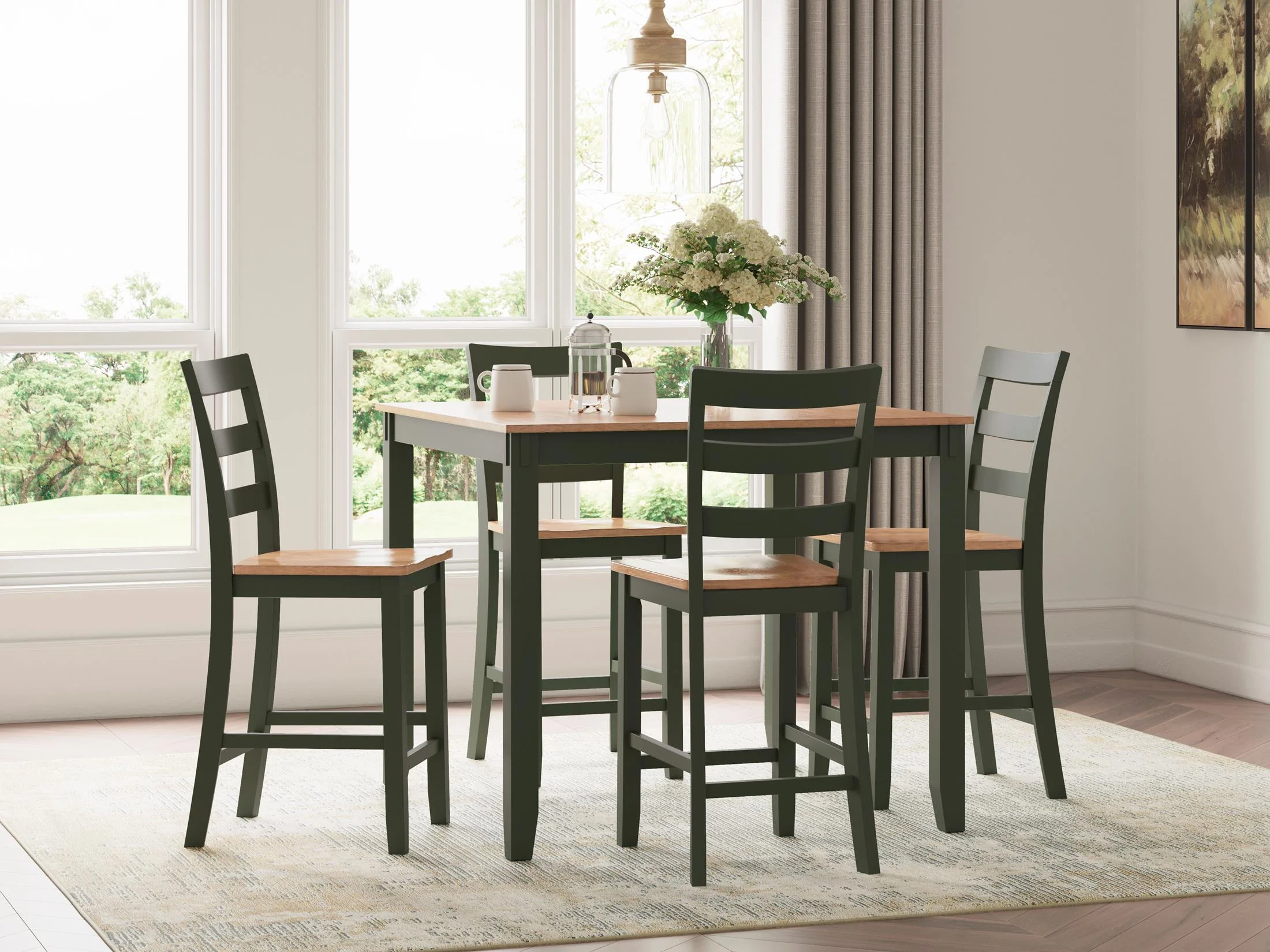 Gesthaven 5-Piece Counter Height Dining Set - Image 14