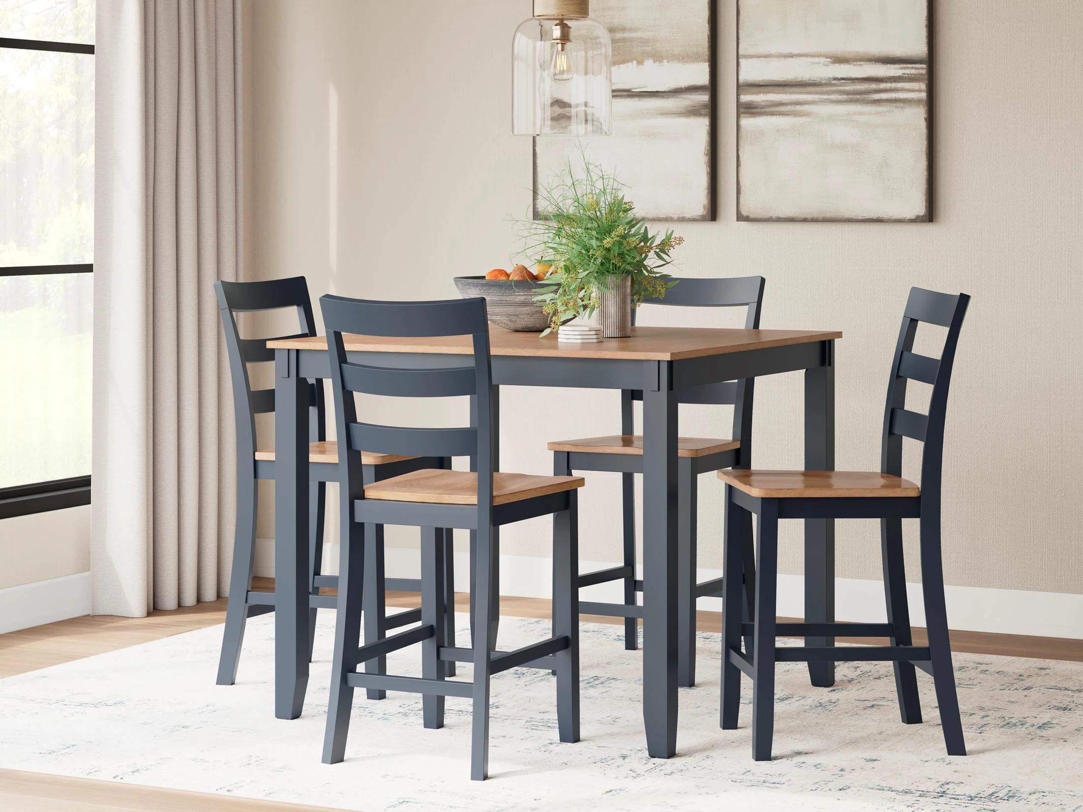 Gesthaven 5-Piece Counter Height Dining Set - Image 8