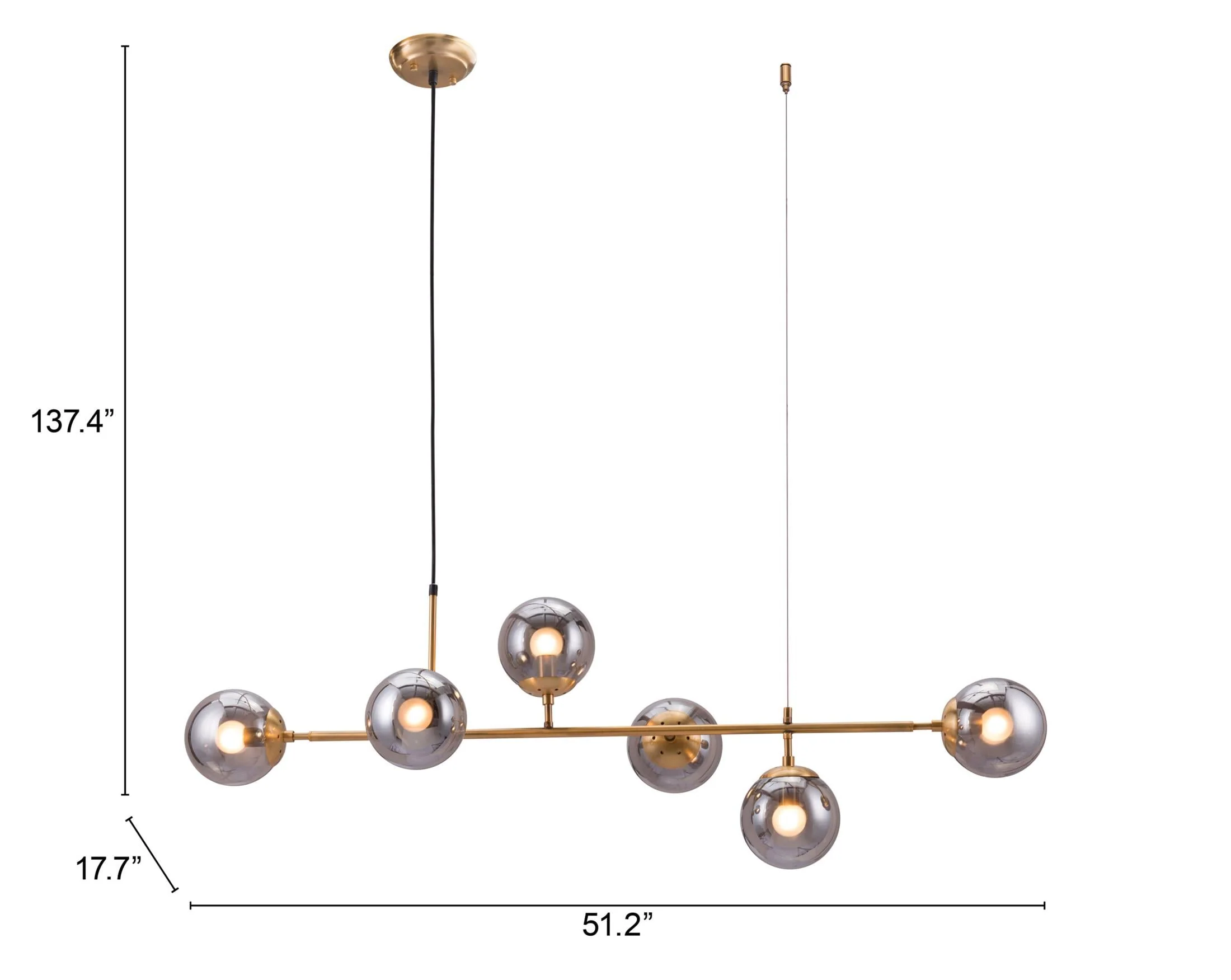Gisela Ceiling Lamp Brass - Image 3