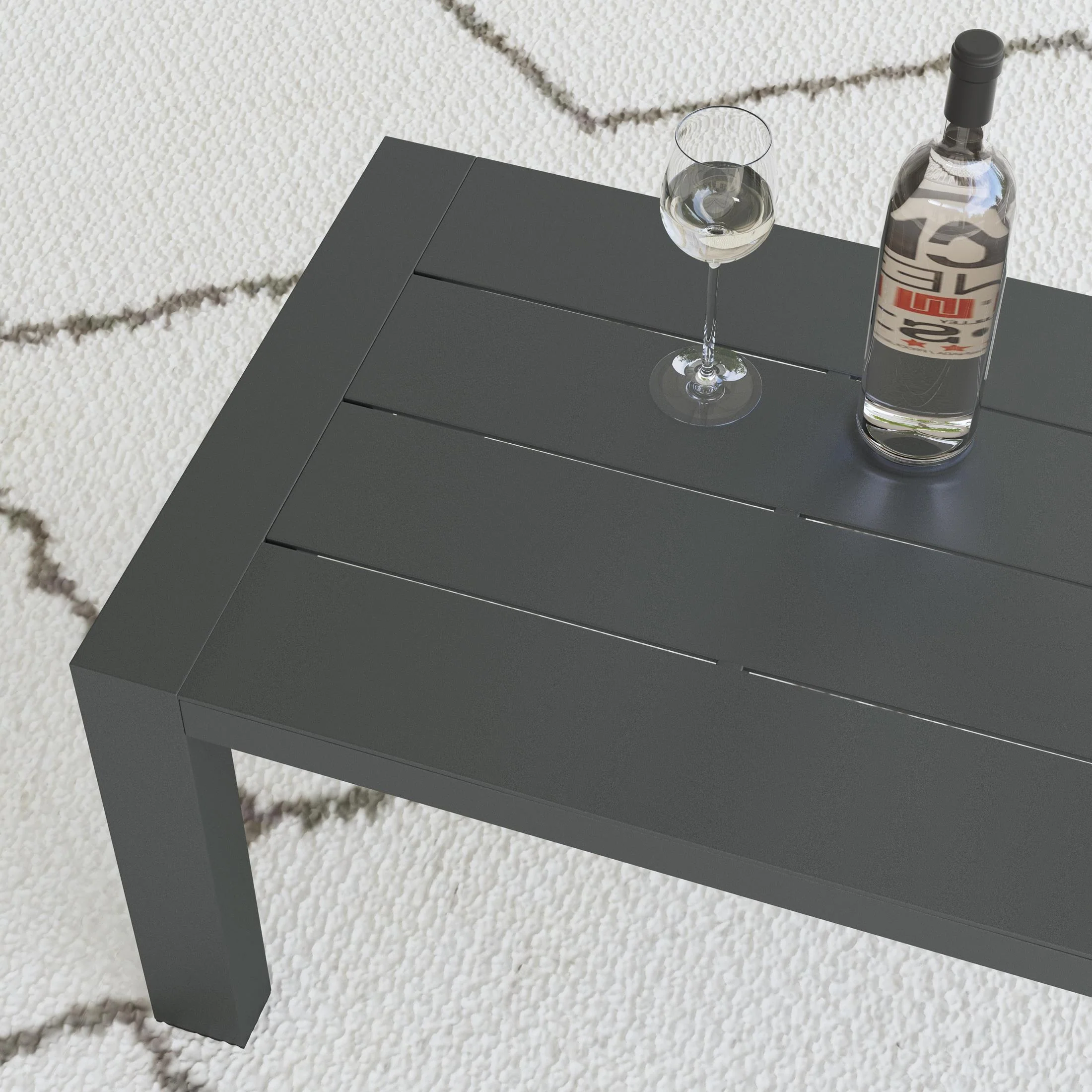 Grayton Outdoor Aluminum Coffee Table - Image 5