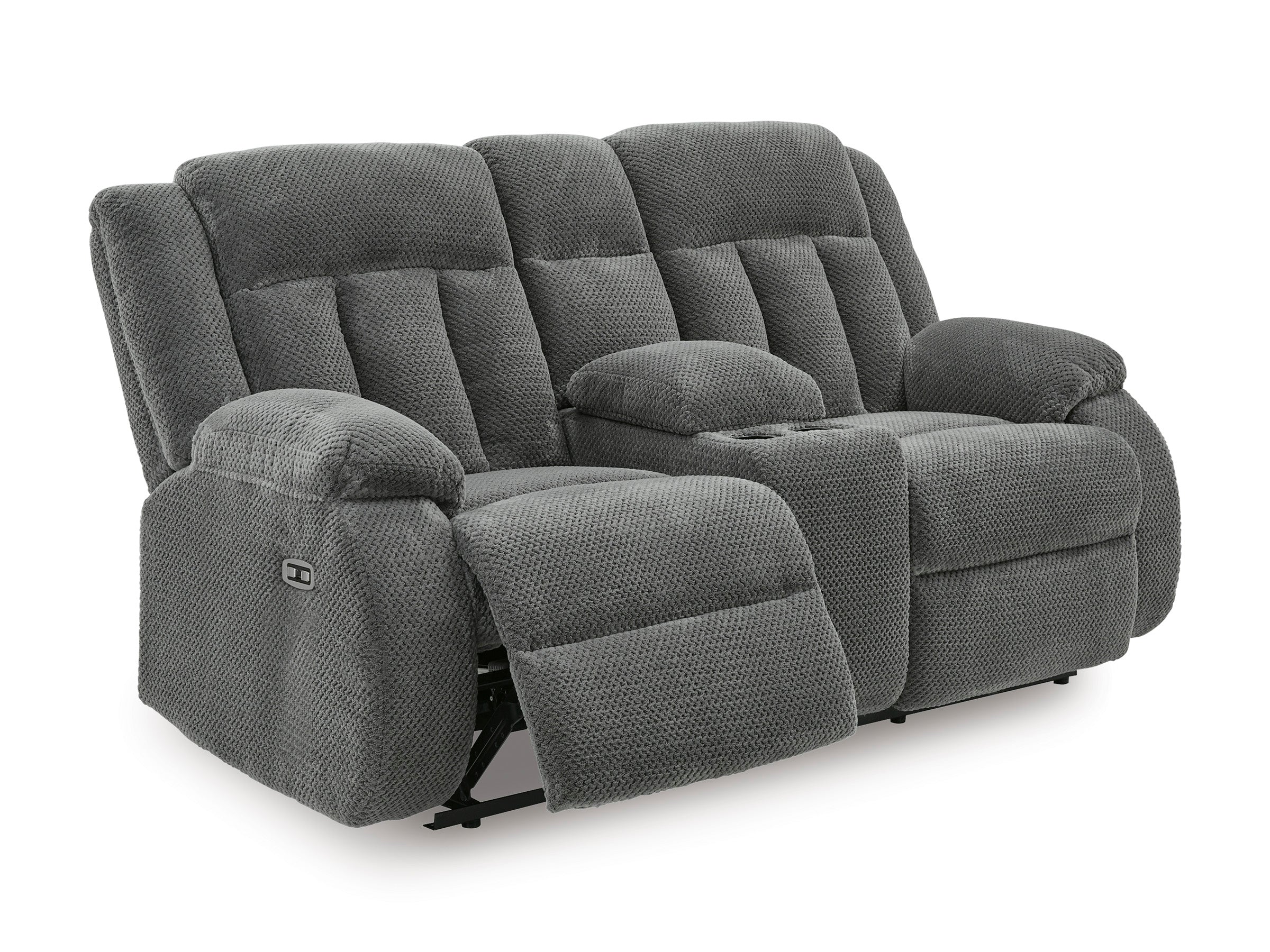 Greely Bend Power Reclining Console Loveseat - Image 4