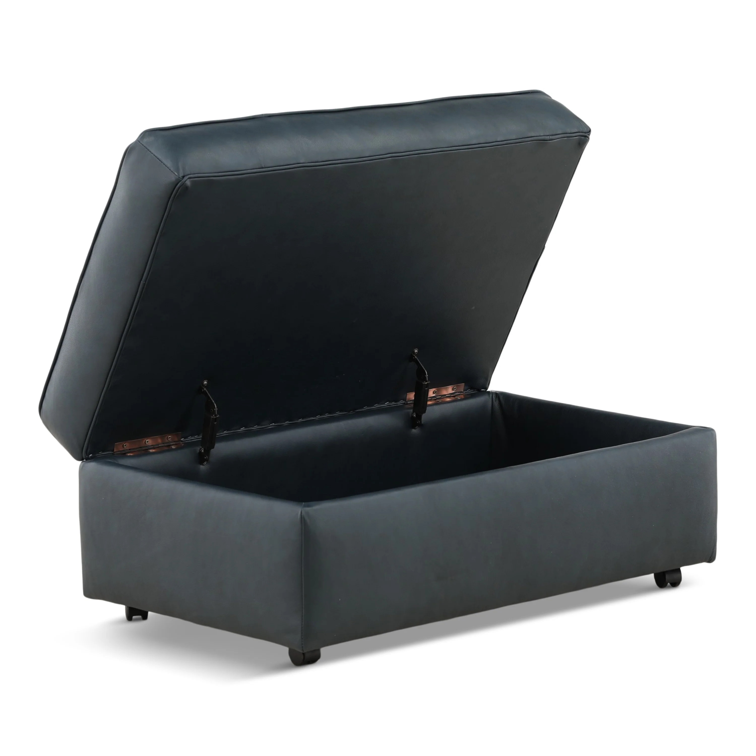 Hargrove Leather Storage Ottoman - Image 5