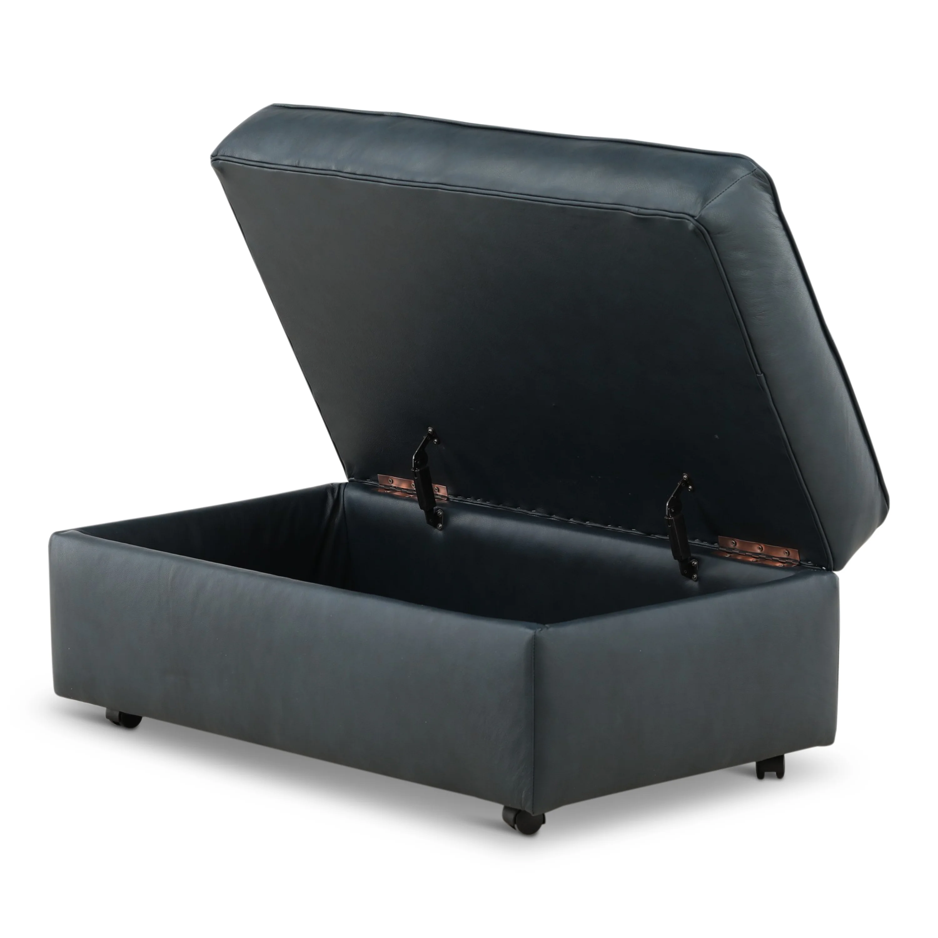Hargrove Leather Storage Ottoman - Image 7
