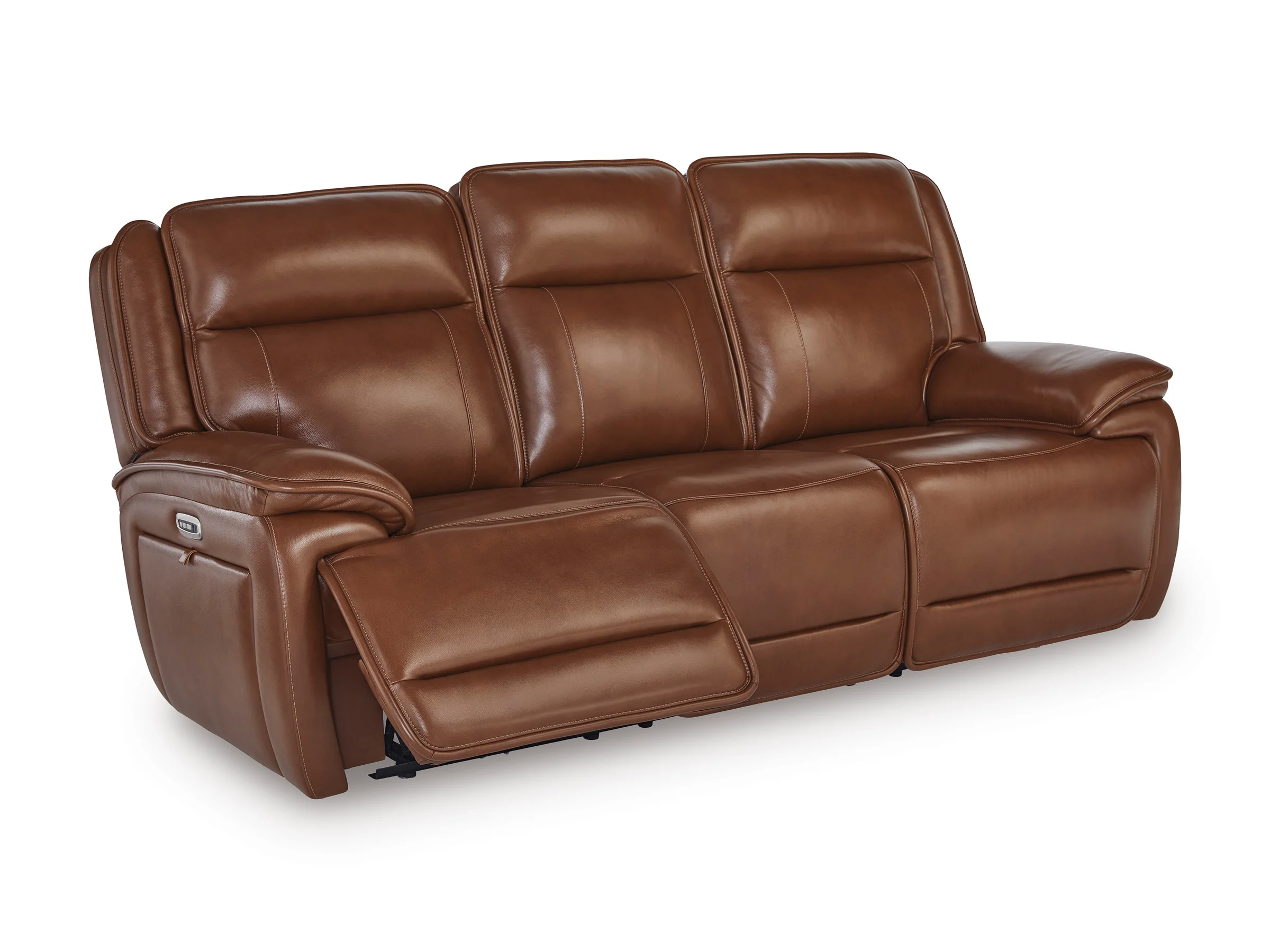 Healy Pier Leather Power Reclining Sofa - Image 4