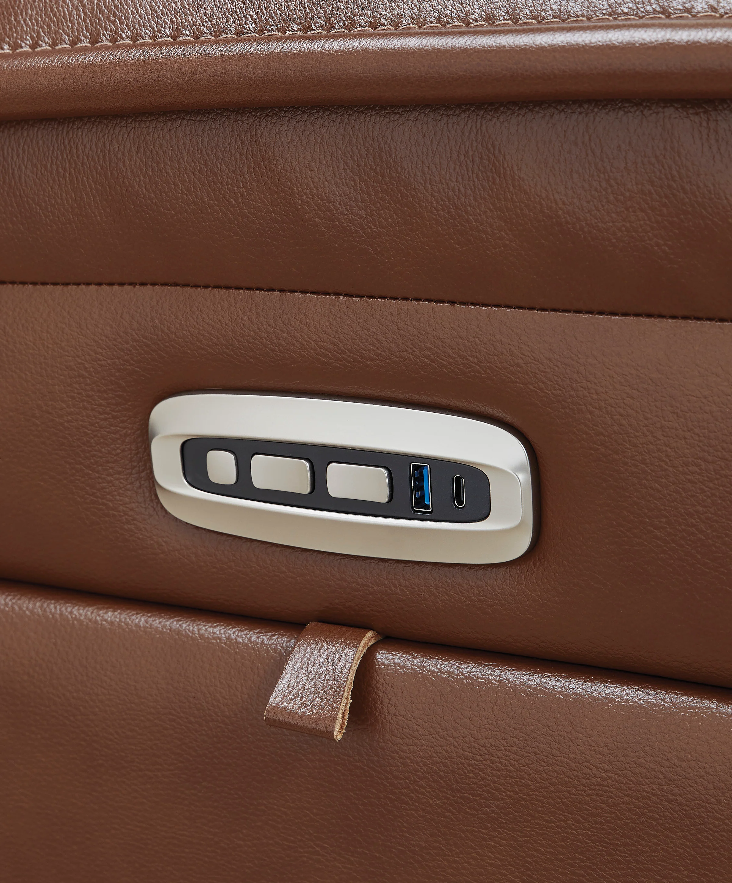 Healy Pier Leather Power Reclining Sofa - Image 7