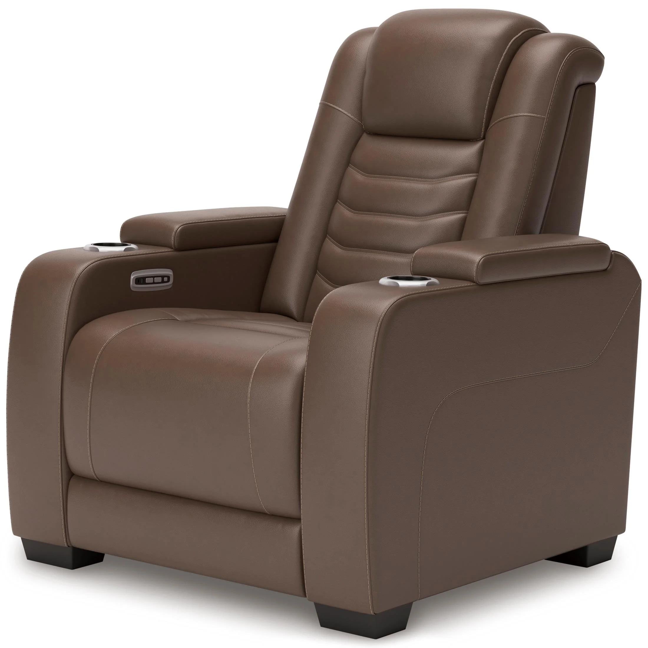 High Impact Leather Power Recliner - Image 5
