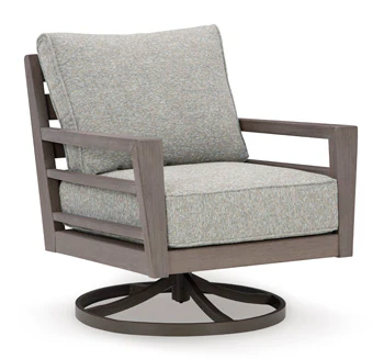 Ashley Hillside Bard Outdoor Patio Swivel Lounge Chair with Cushion