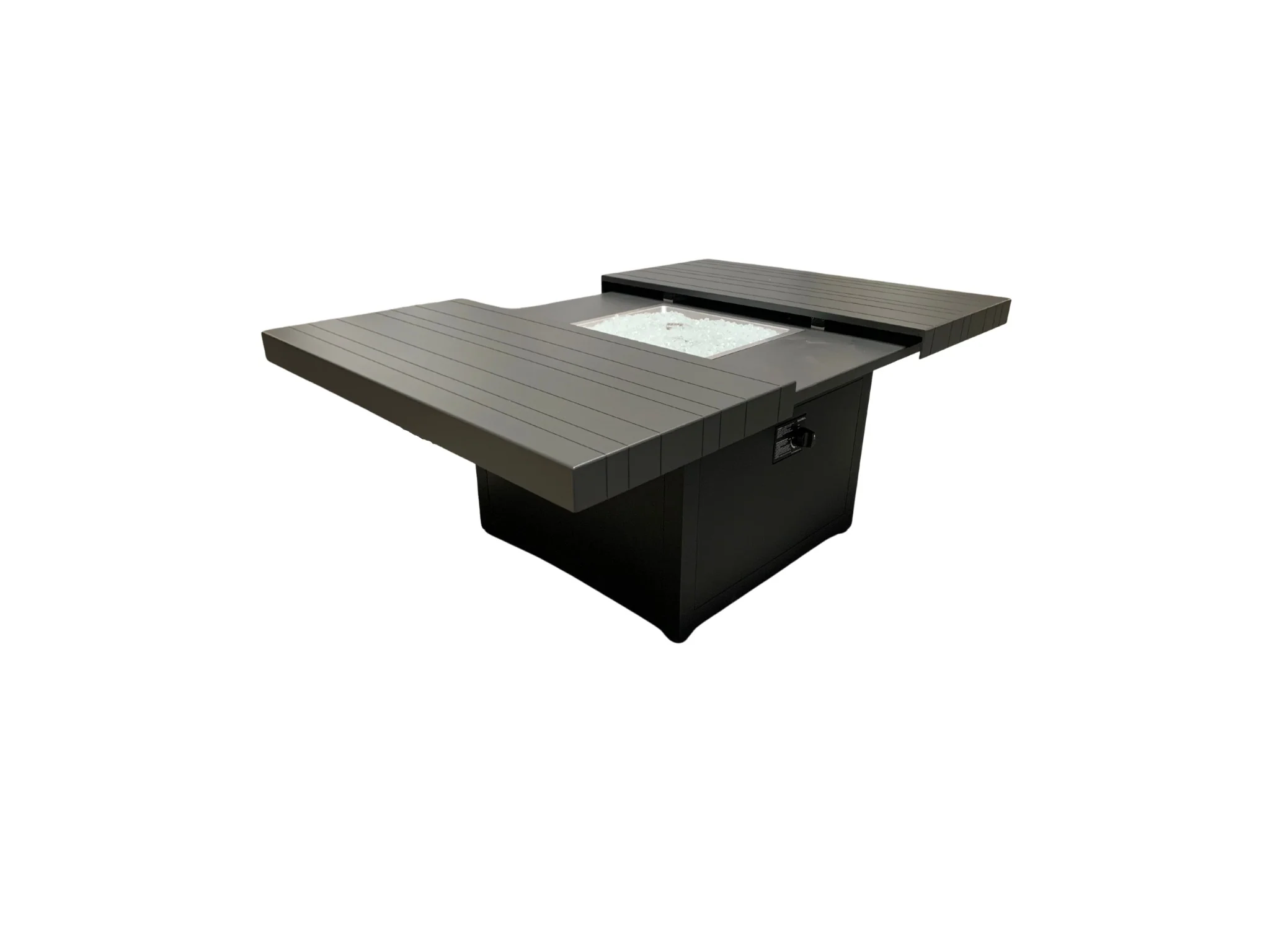Holt 42" Square Outdoor Patio Firepit Table - Image 3